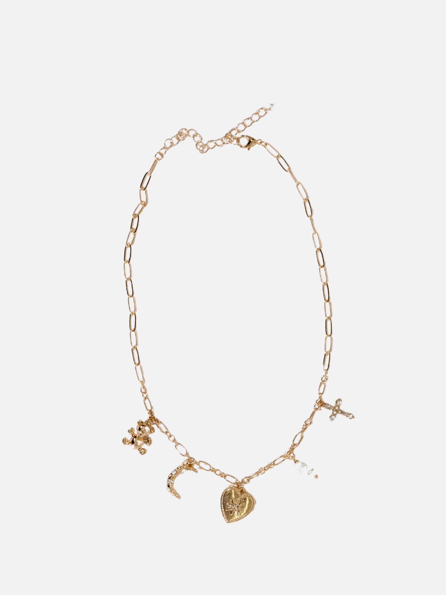 JEM - Teddy Bear Charm Necklace -