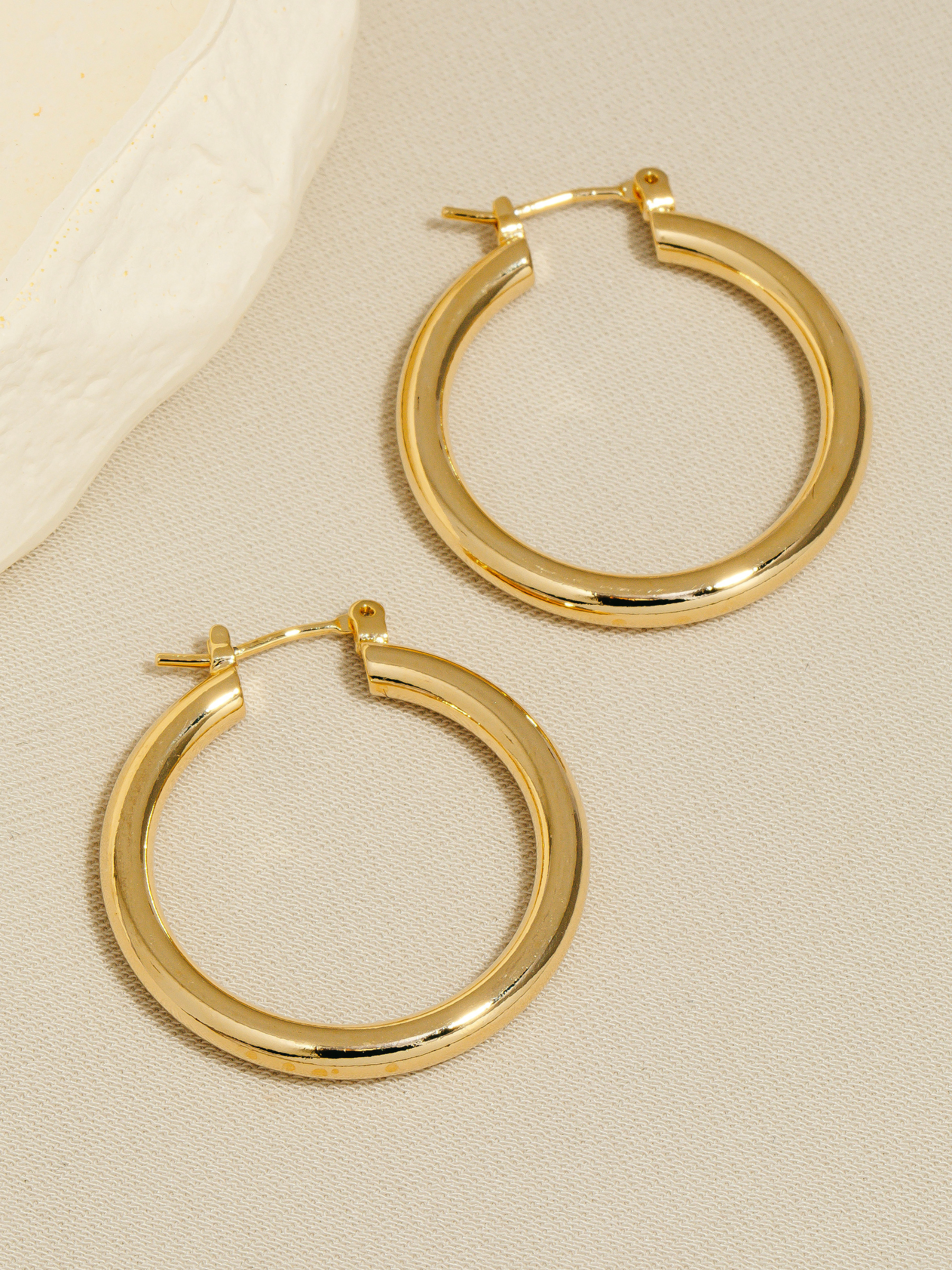 JEM - 25MM Hoop Earrings - Gold
