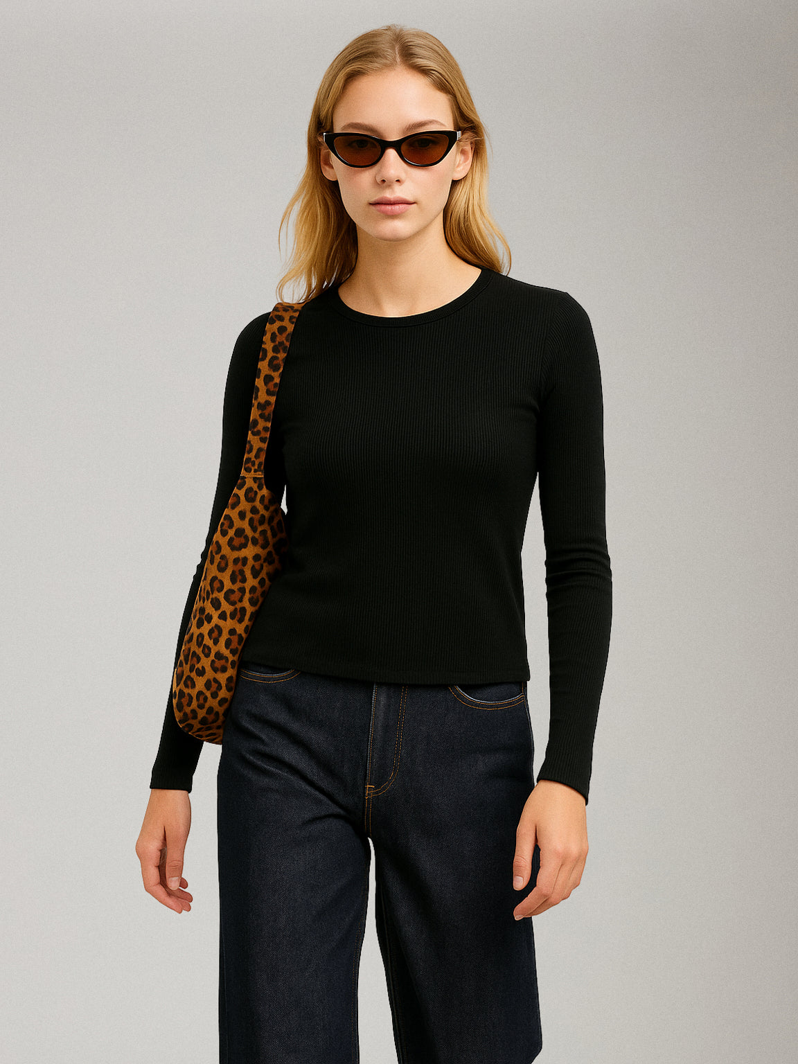 JJXX - Freya Rib Long Sleeve T-Shirt -