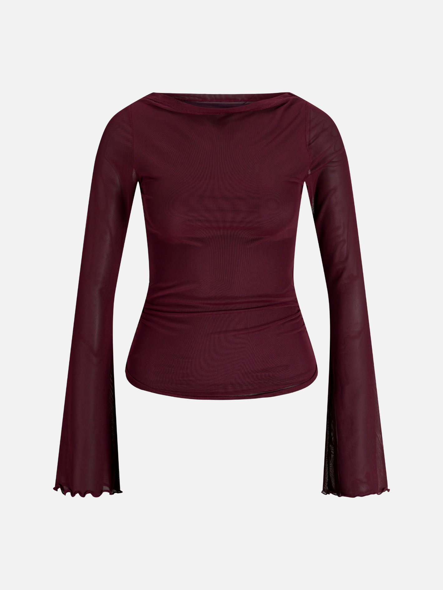JJXX - Minna Mesh Longleeve Top - Cabernet
