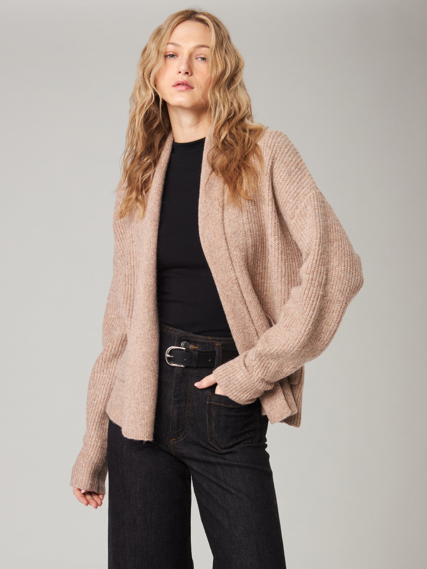 JOHN & JENN - Noah Open Front Cardigan Sweater -