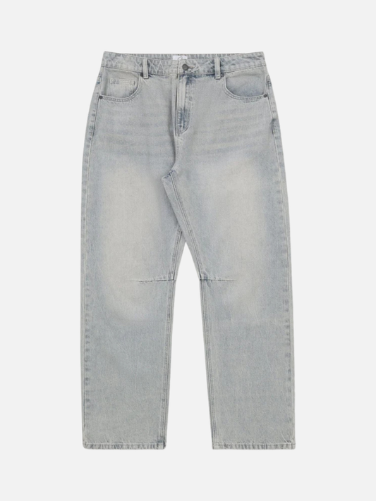KUWALLA - Baggy Darted Denim Jeans -
