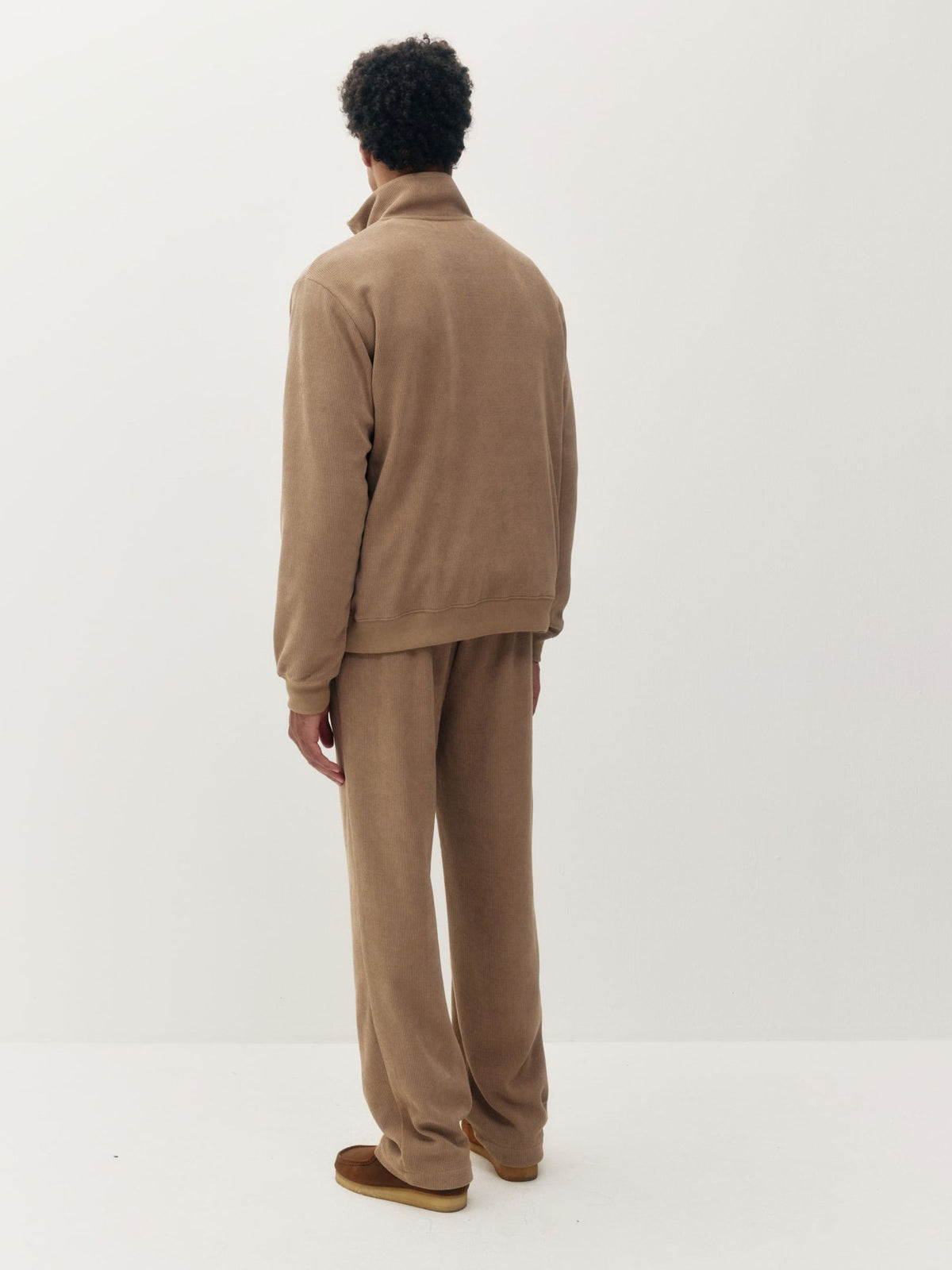 Chenille Quarter-Zip Pullover