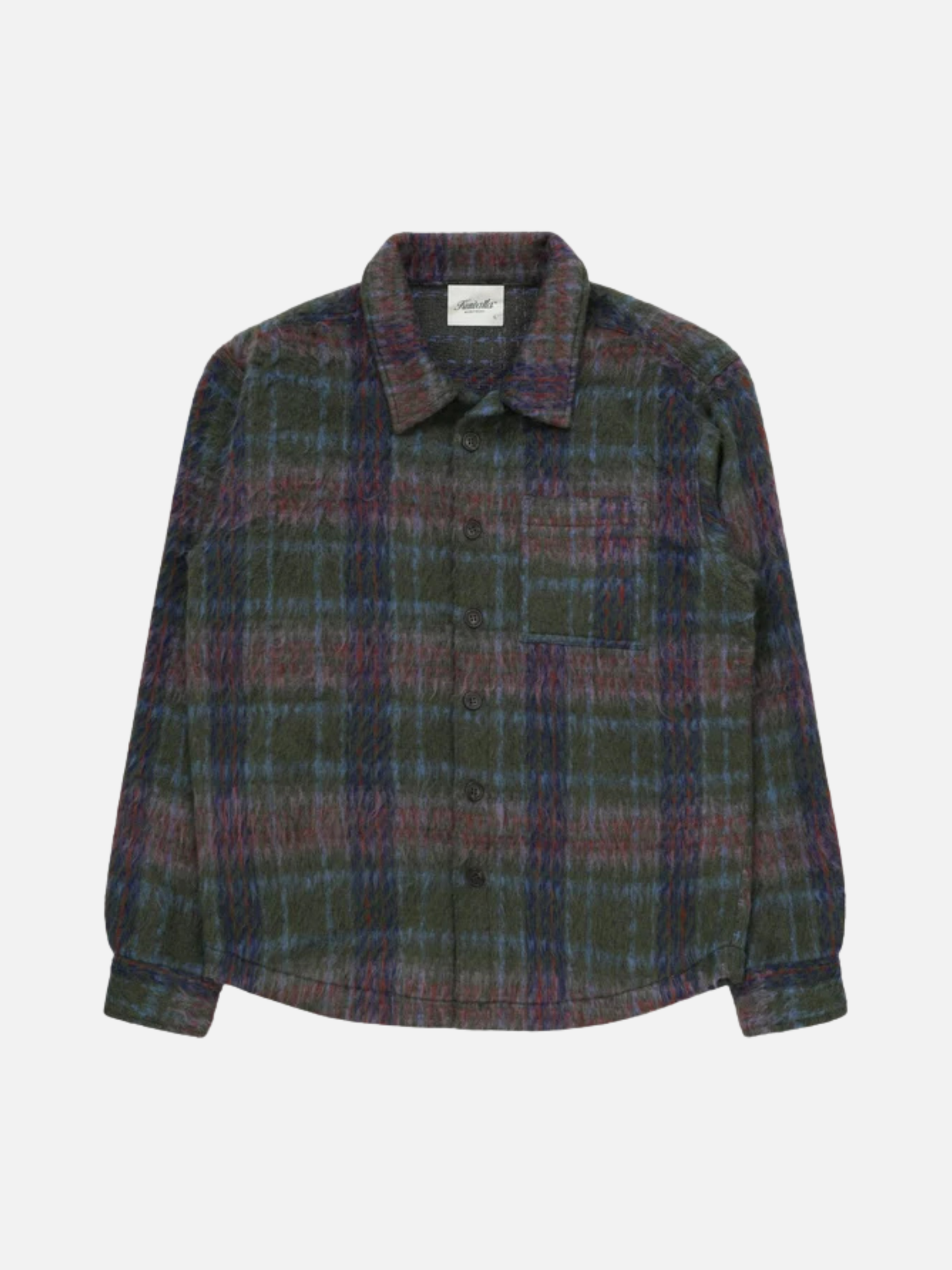 KUWALLA - Faux Mohair Shirt - Green