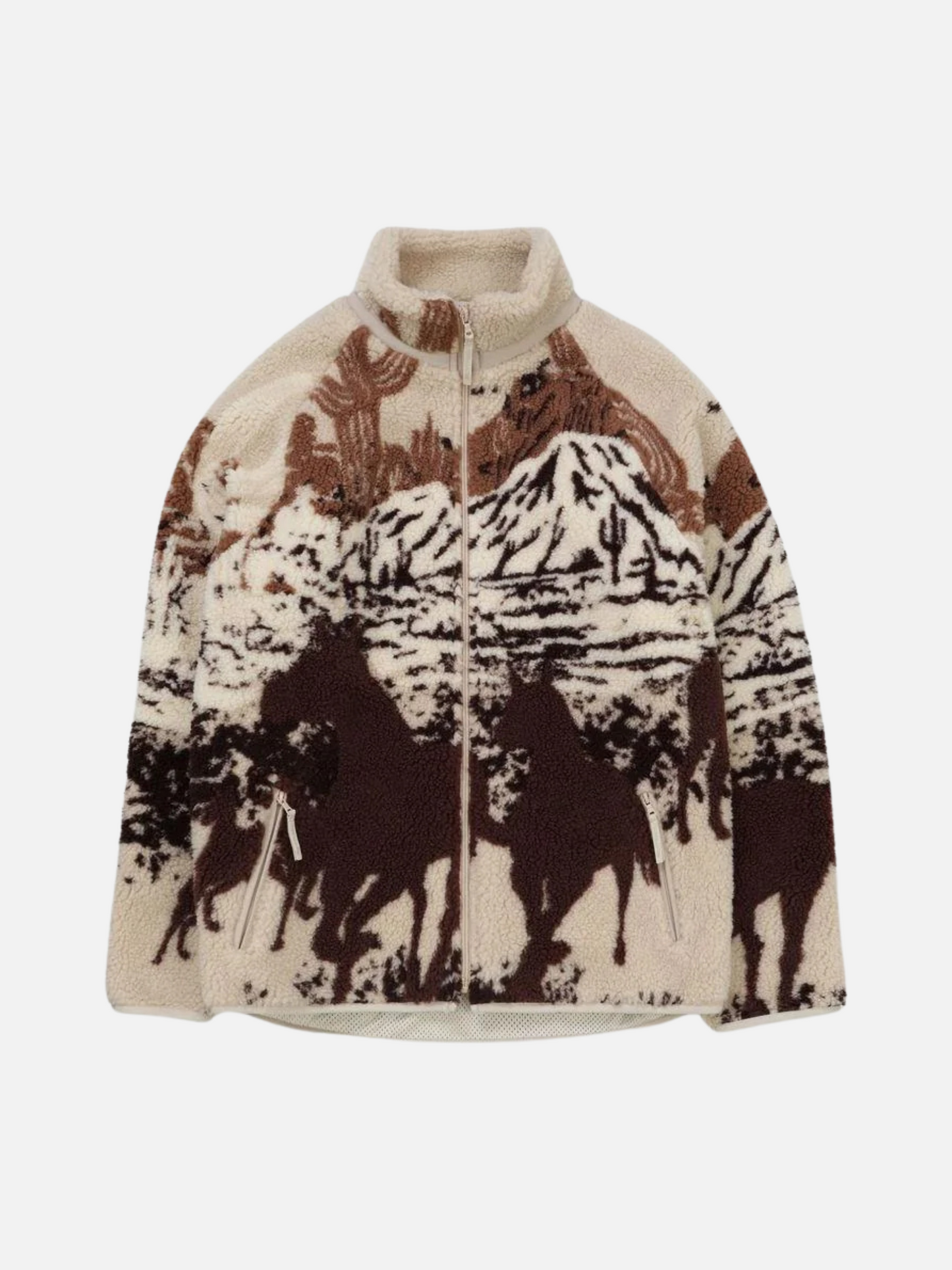 Printed Sherpa Fleece