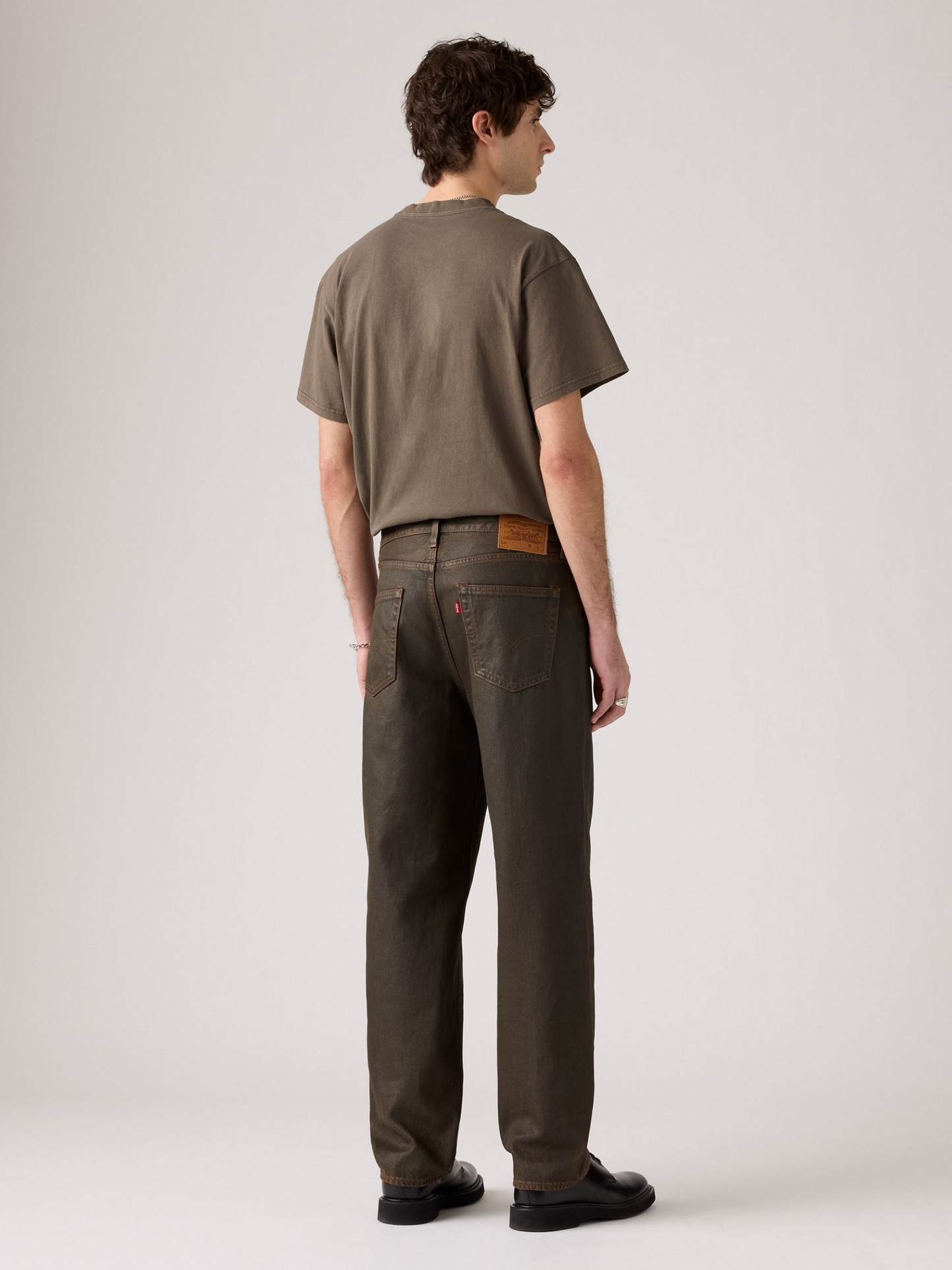 LEVI'S - 568 Loose Straight - Brown Wood Journal Coated -
