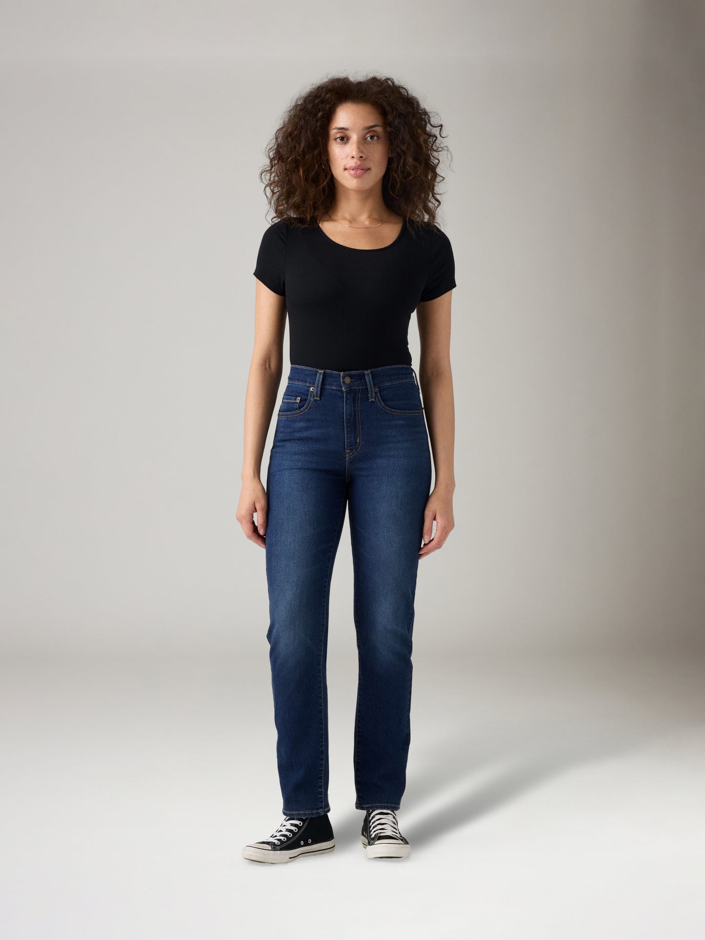 LEVI'S - 724 High Rise Straight - Chelsea Carbon Glow