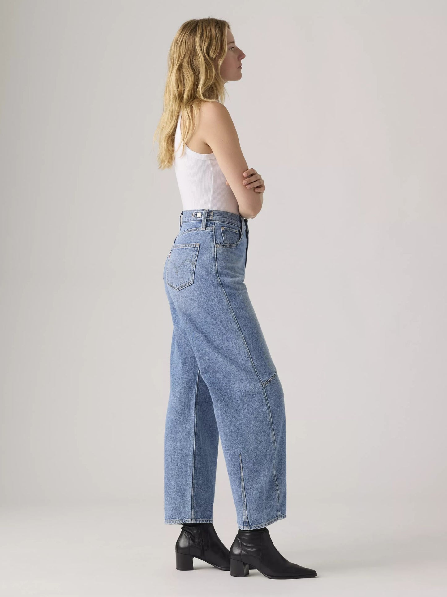 LEVI'S - LEVI'S CINCH BARREL MEDIUM BLUE- LET LOVE IN -