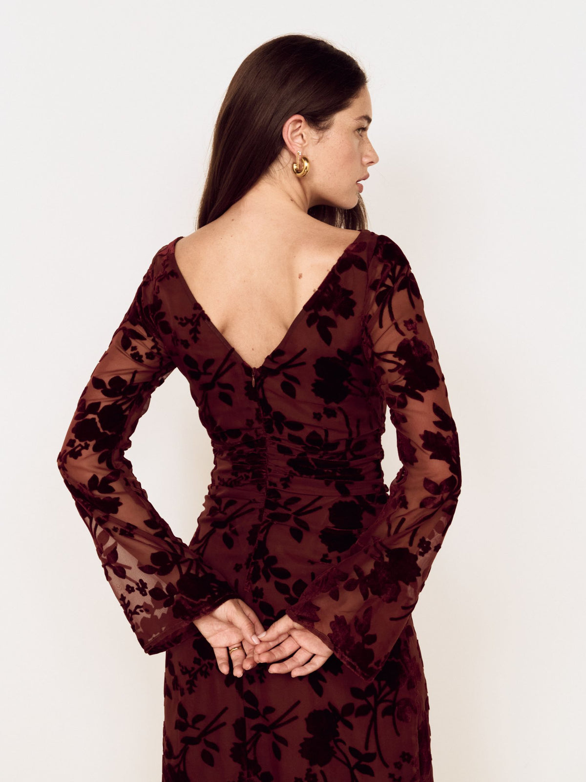 MINKPINK - Anouk Velvet Midi Dress -