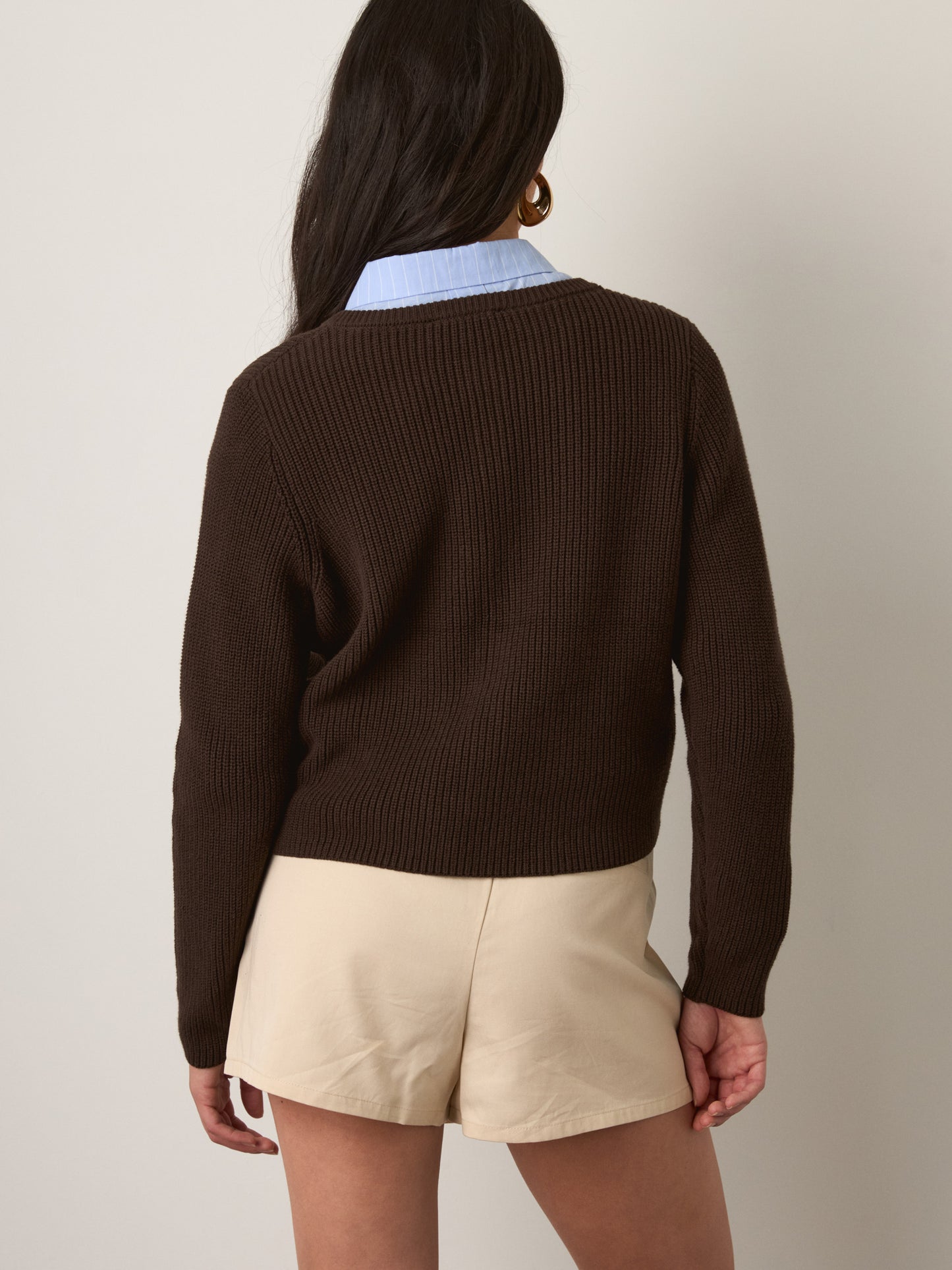 MONK & LOU - Allegra Cropped Cardigan -