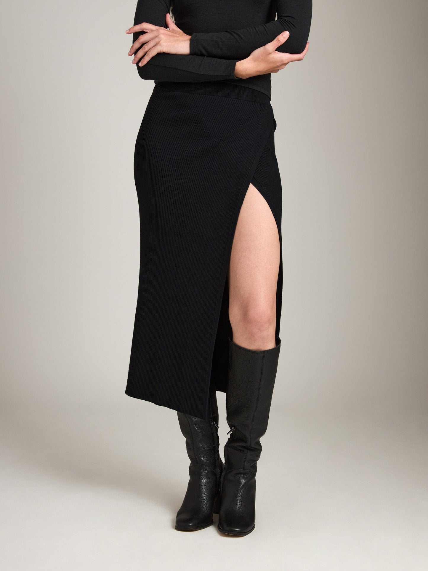MONK & LOU - Emmy Wrap Maxi Skirt