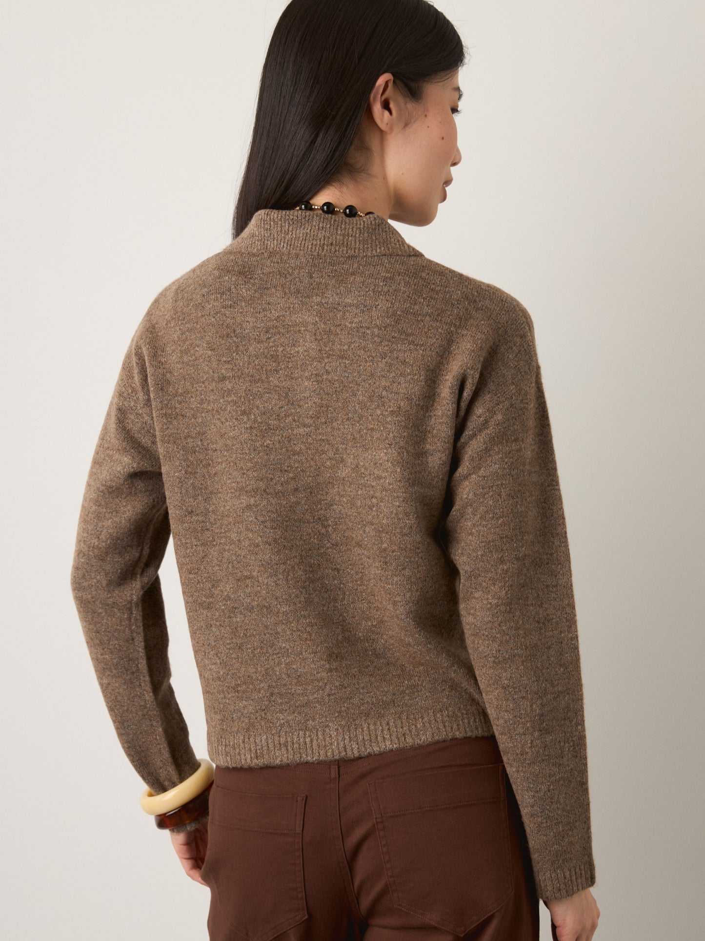 MONK & LOU - Saffi Polo Cardigan -