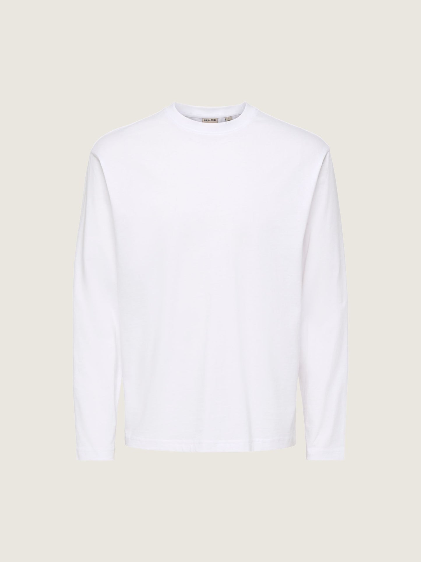 ONLY & SONS - Fred Relaxed Longsleeve T-Shirt - Bright White