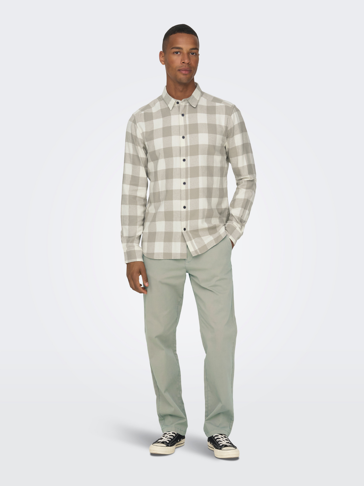 ONLY & SONS - Gudmund Longsleeve Checked Shirt -