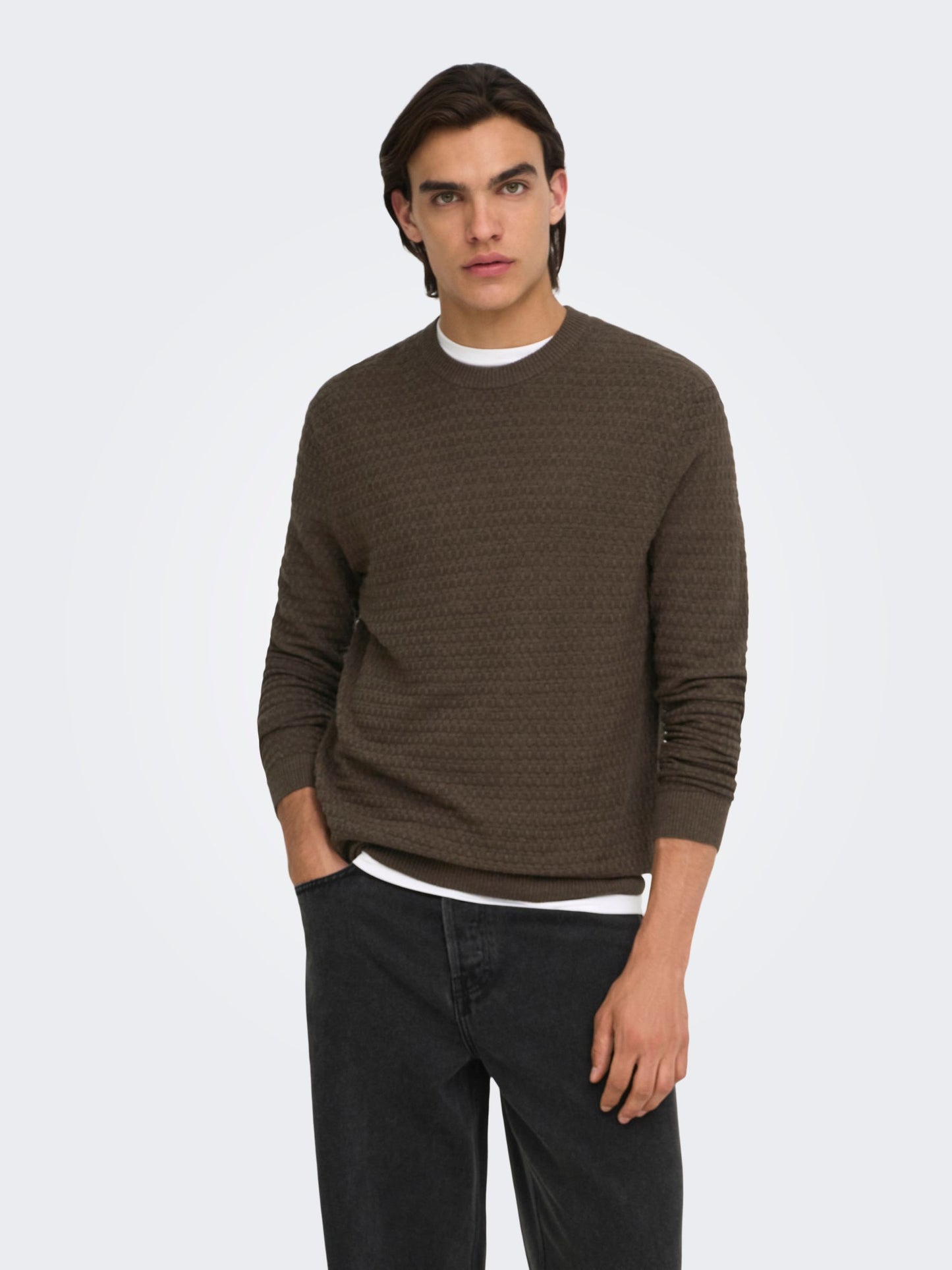 ONLY & SONS - Loui Structure Knit Sweater -