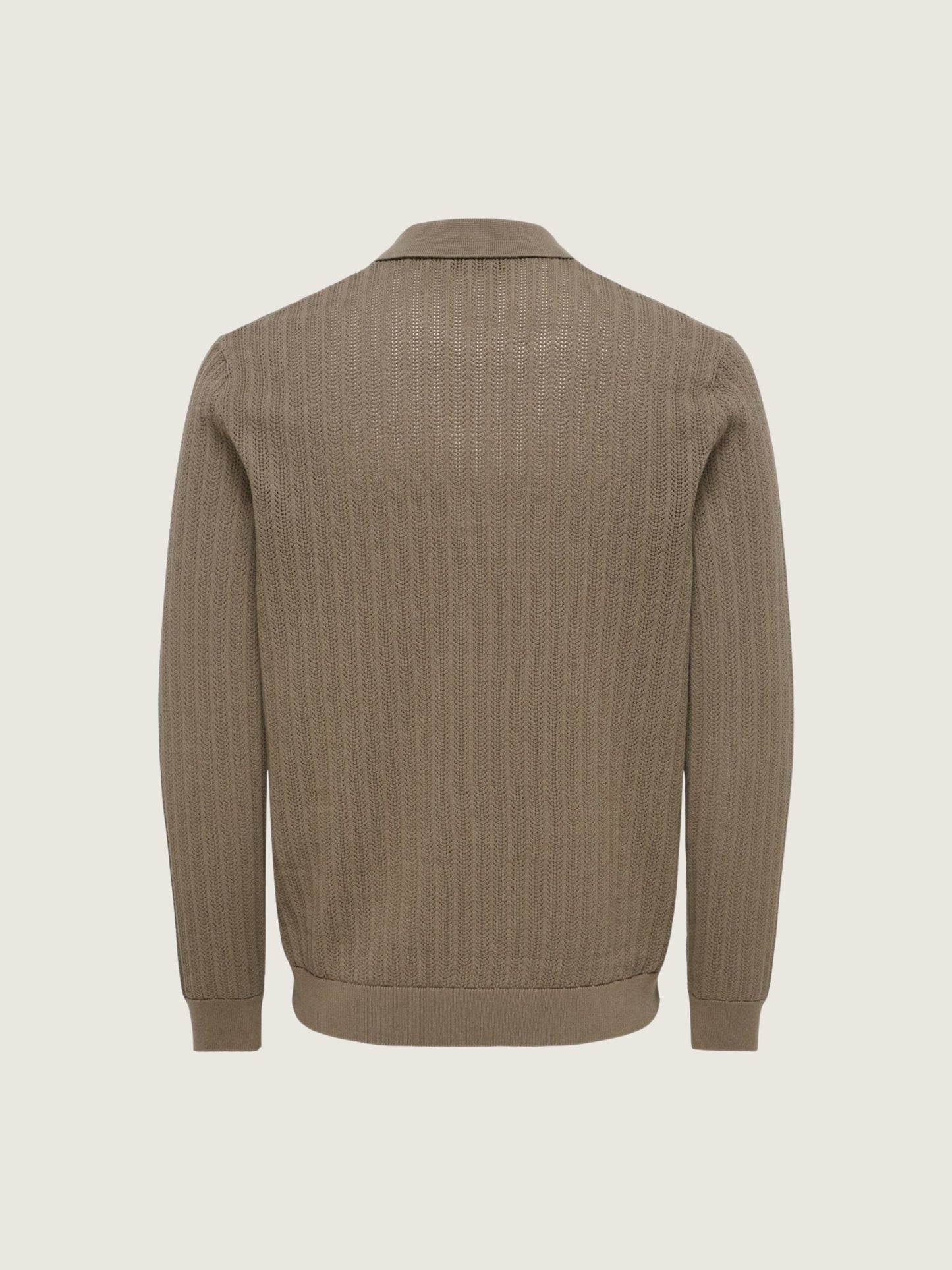ONLY & SONS - Moon Longsleeve Knit Polo -