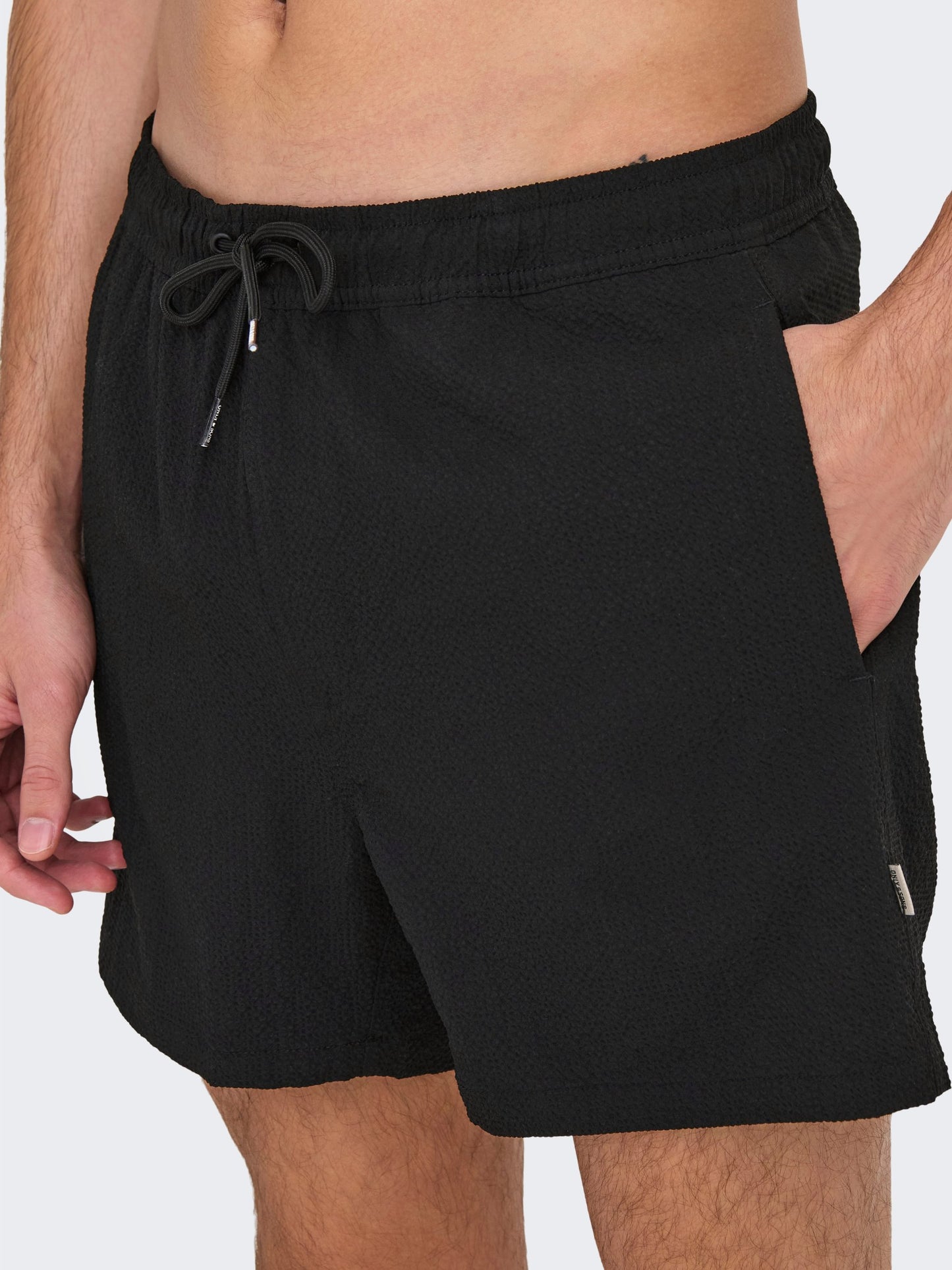 ONLY & SONS - Ted Seersucker Swim Shorts -