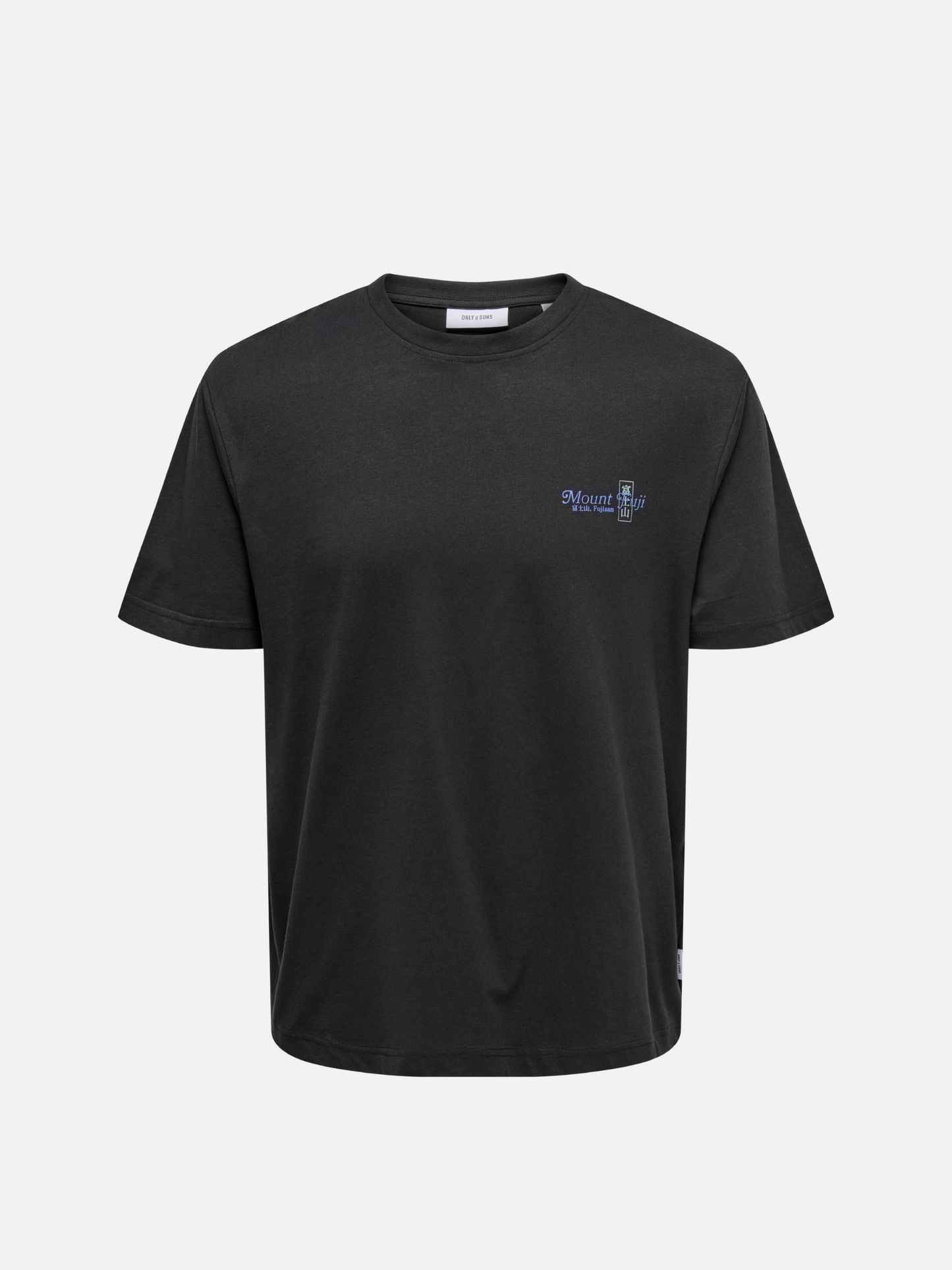 ONLY & SONS - Tristan RLX Tee - Black / Mount Fuji
