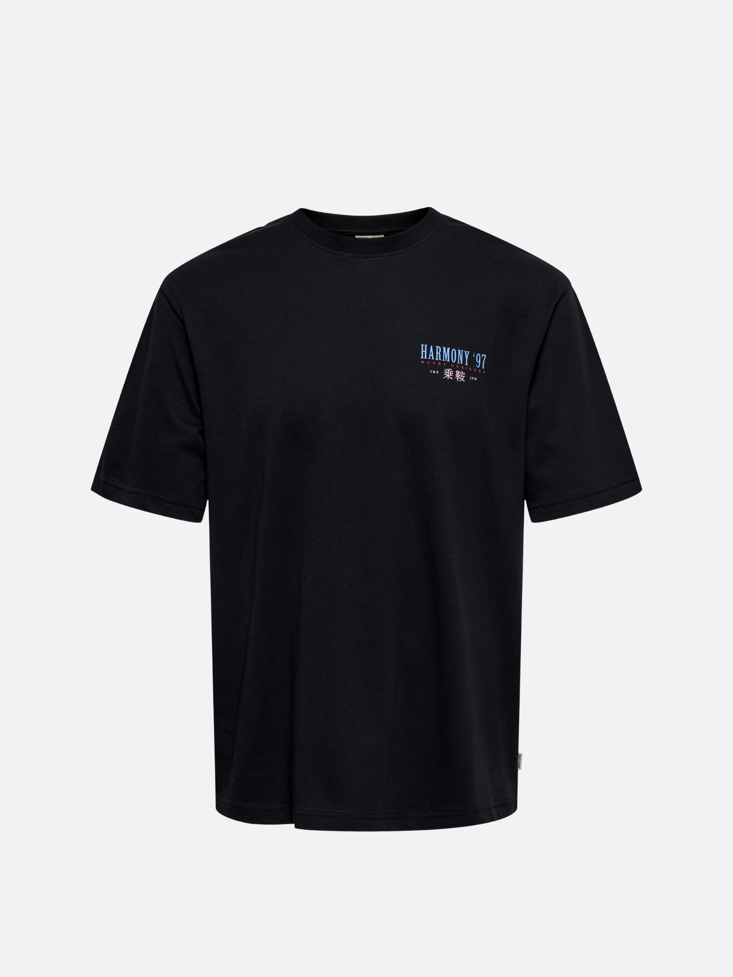 ONLY & SONS - Tristan RLX Tee - Black / Harmony 97