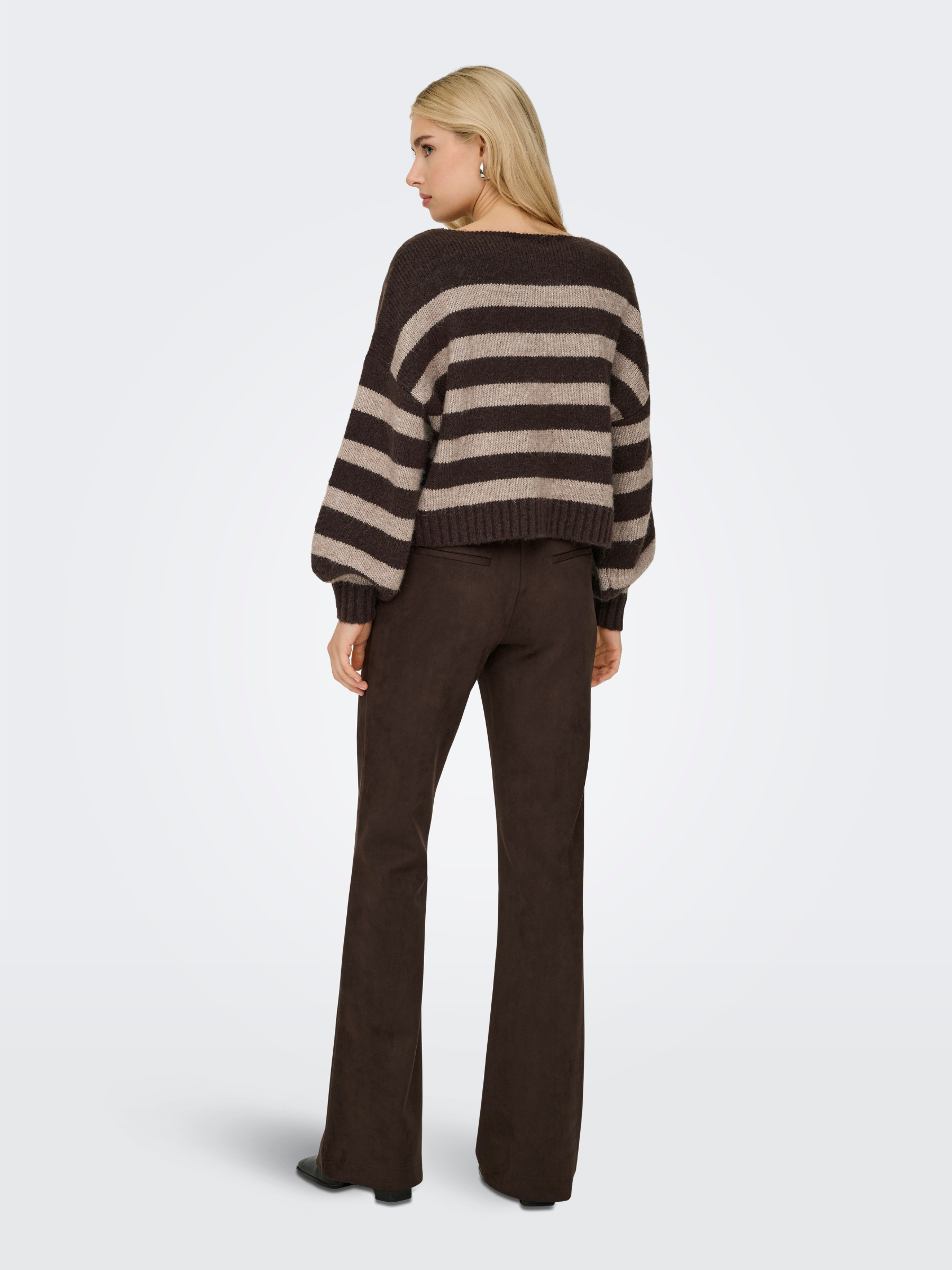 ONLY - Aya Stripe Boatneck Knit -