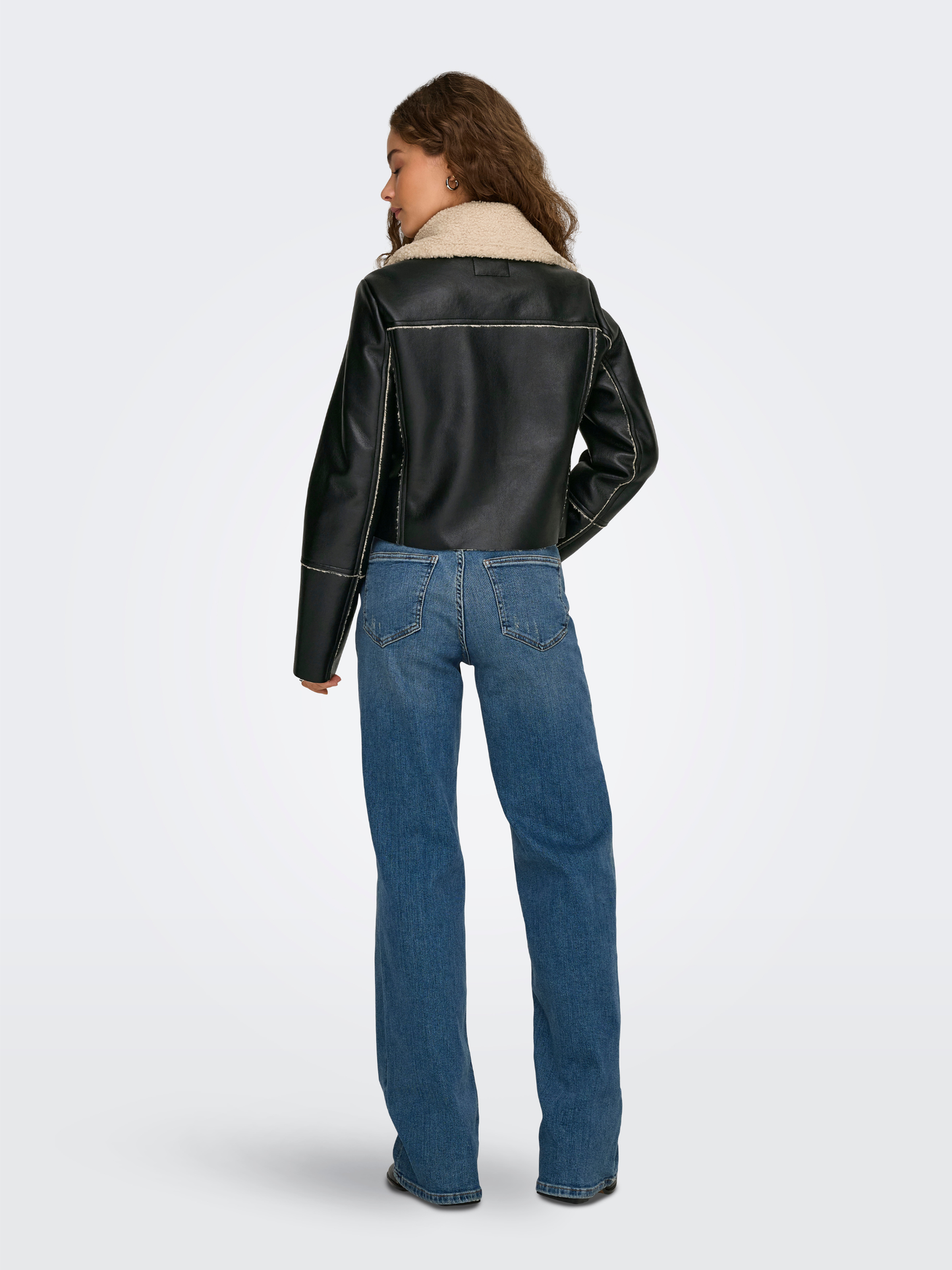 Dora Bonded Short Biker Jacket