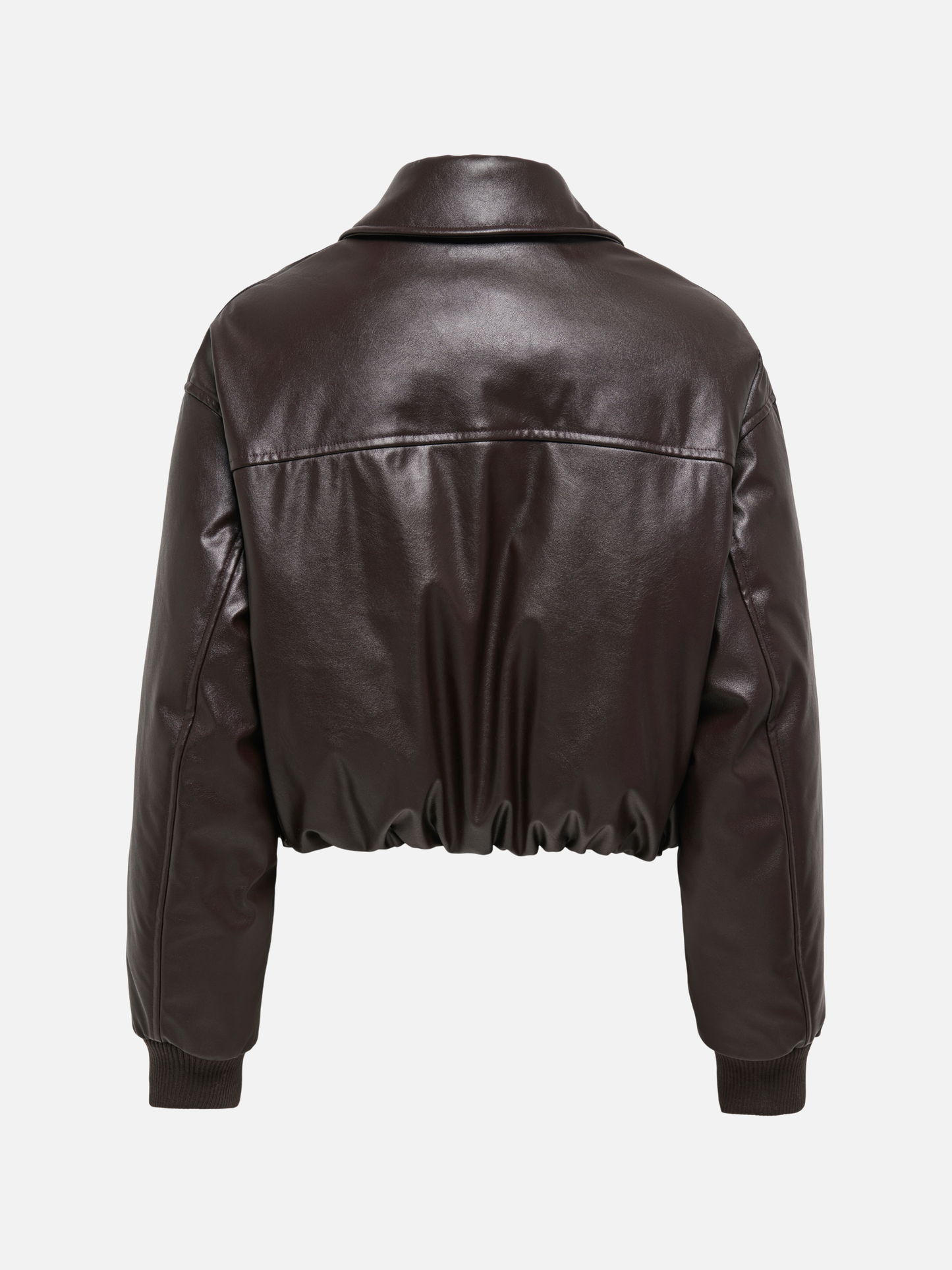 ONLY - Marie Faux Leather Puffer Jacket -