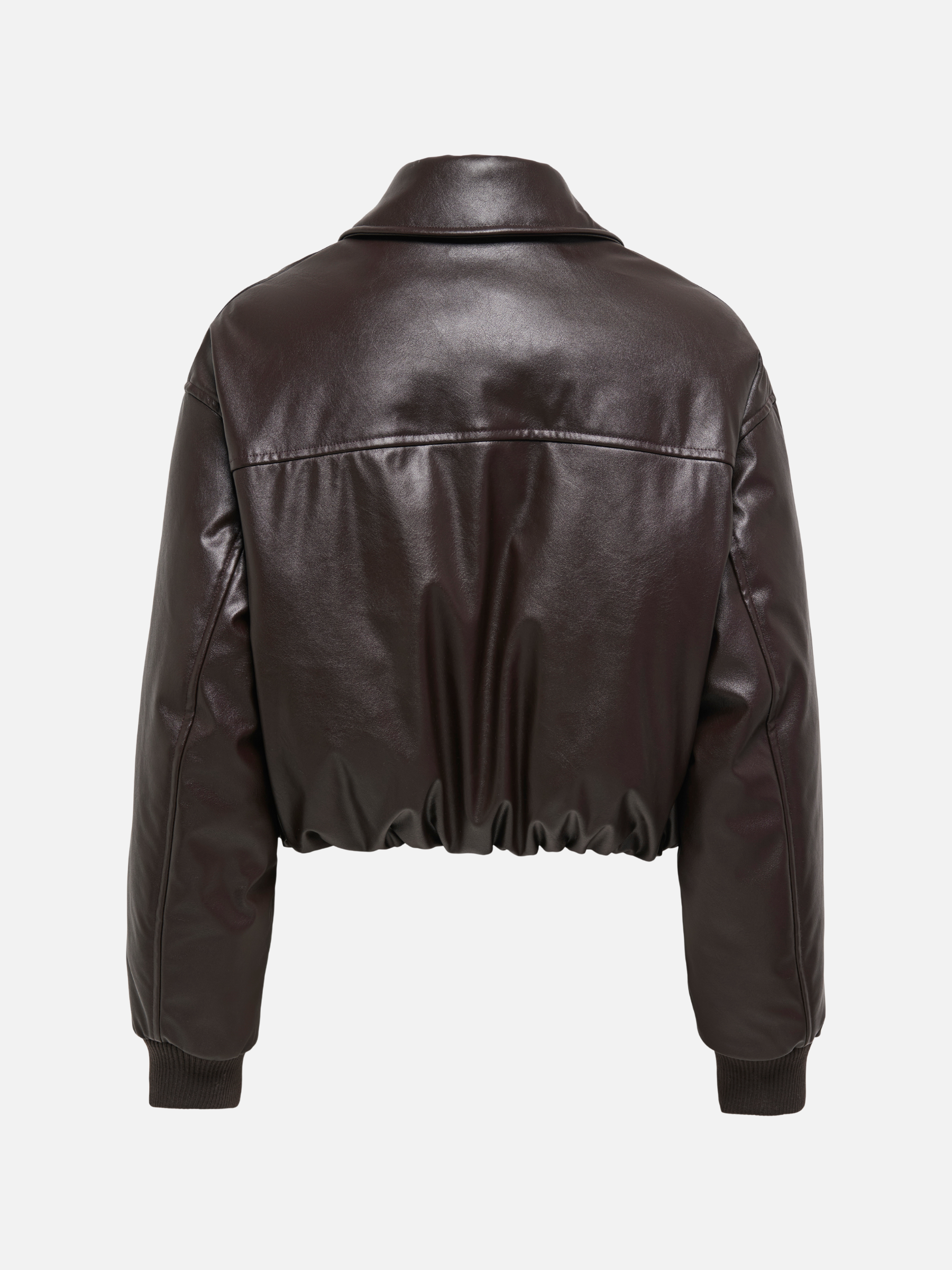 ONLY - Marie Faux Leather Puffer Jacket -