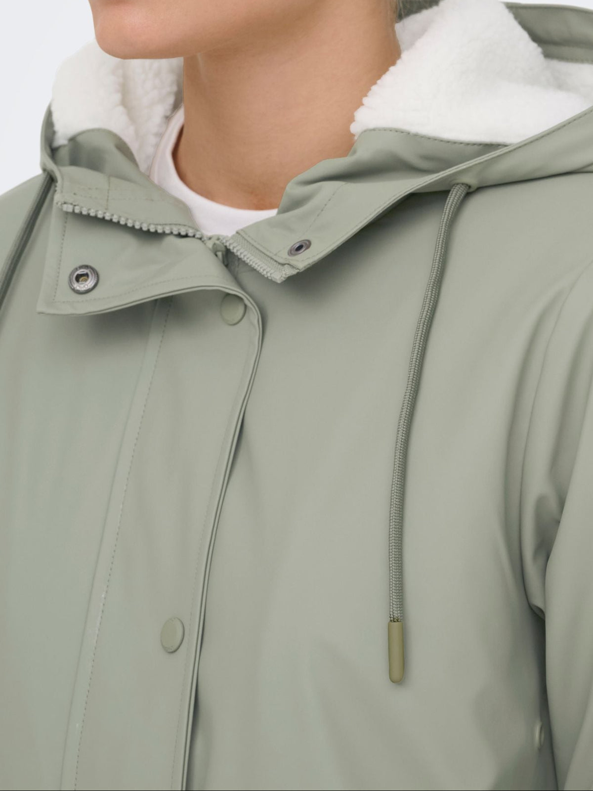 ONLY - Sally Teddy-Lined Raincoat -