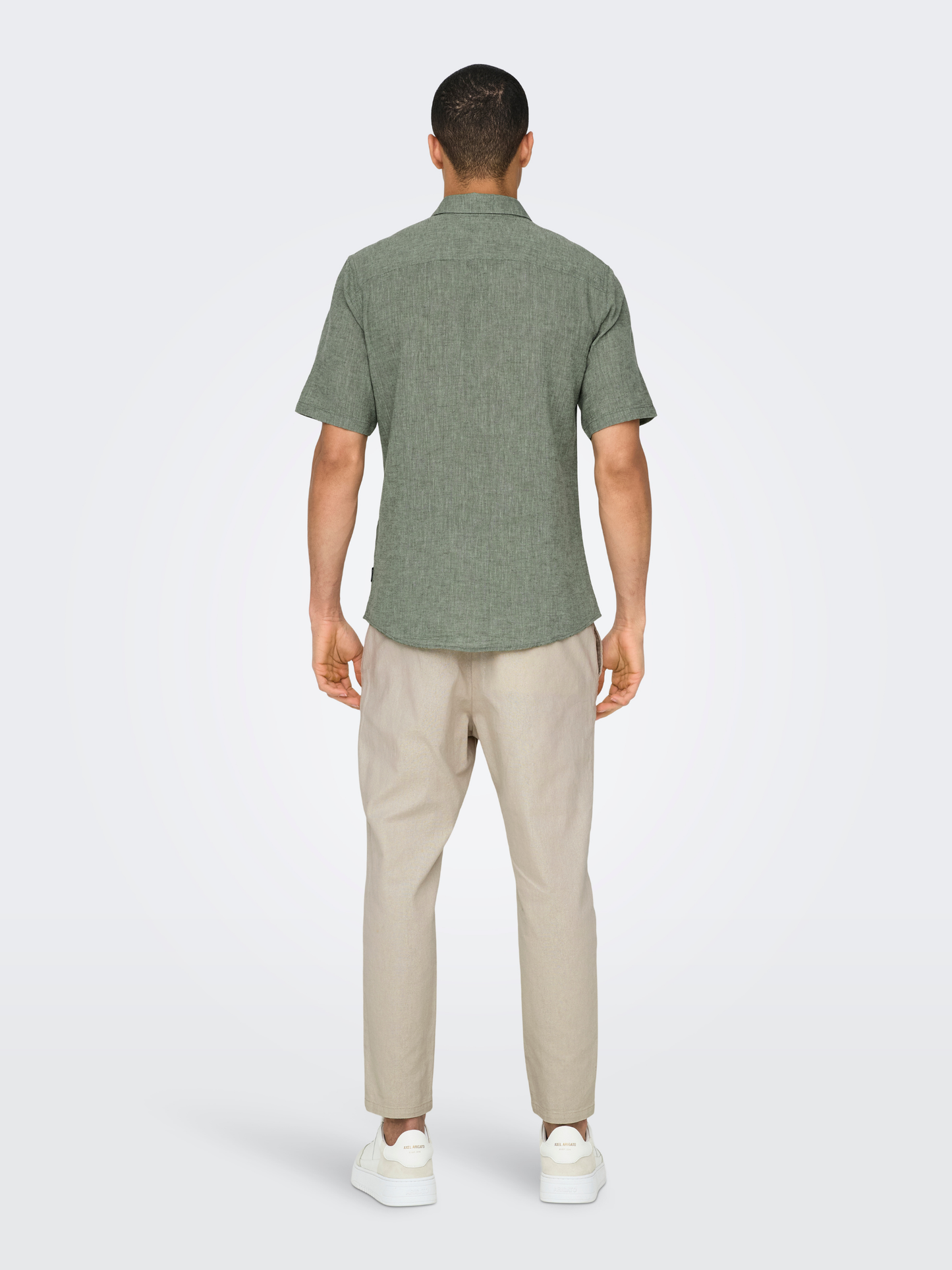ONLY & SONS-Caiden Solid Shirt-Swamp