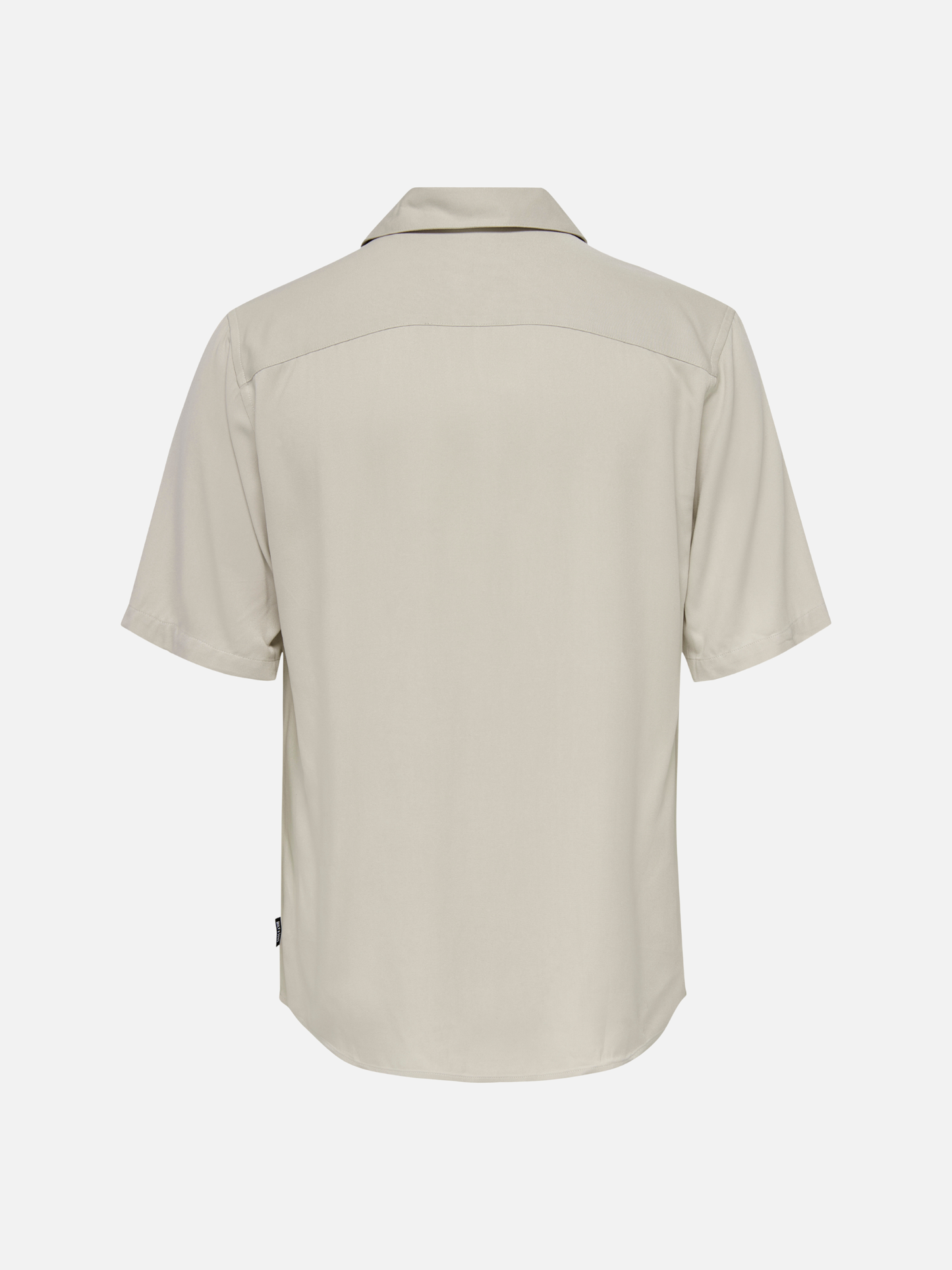 ONLY & SONS-Dash Short Sleeve Shirt-Silver Lining