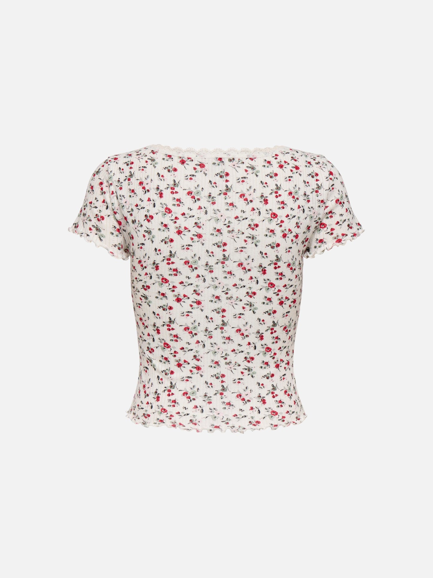 ONLY - Vips Short Sleeve Lace Top -