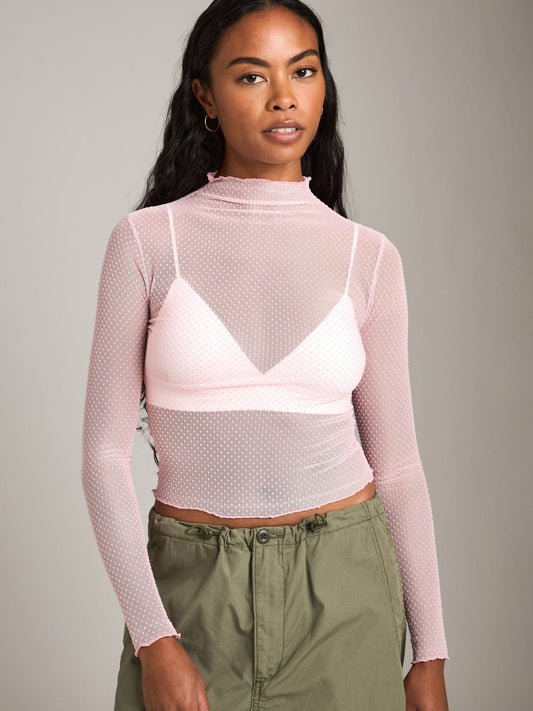 PGD - Charlita Mock Neck Top