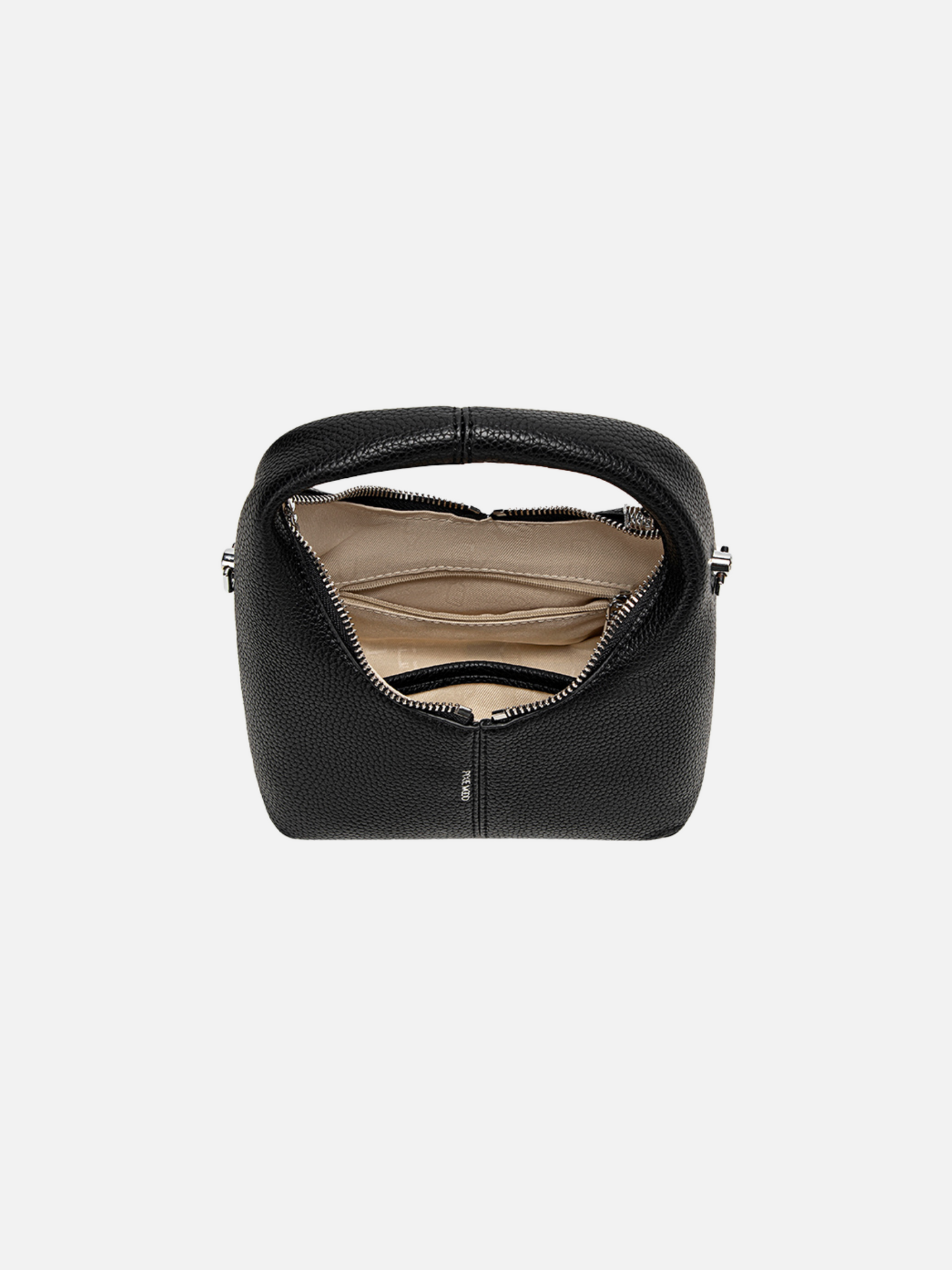 PIXIE MOOD-Circle Crossbody Bag-Coconut Cream Pebbled