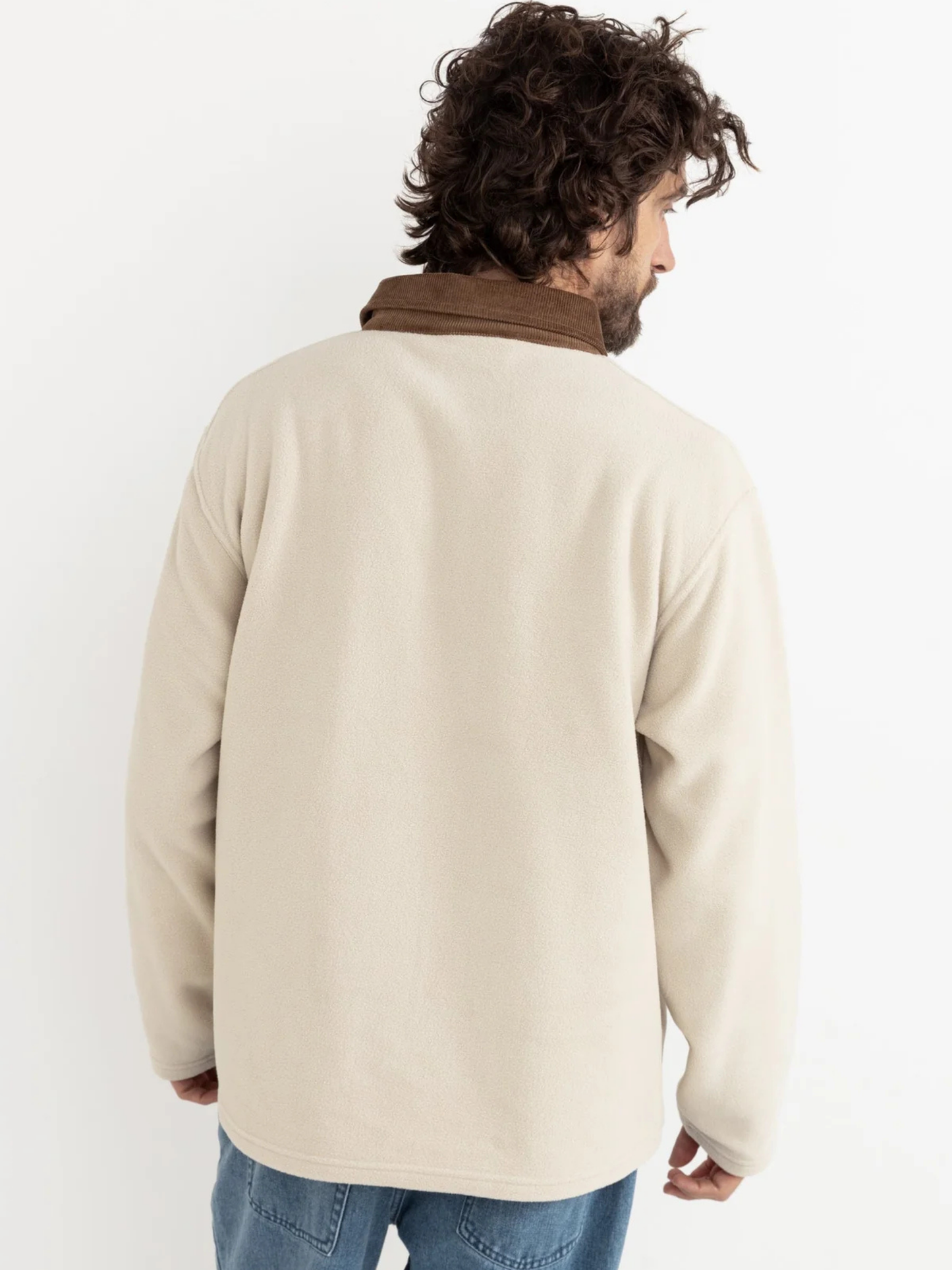 RHYTHM - Awake Polar Fleece Polo Shirt -
