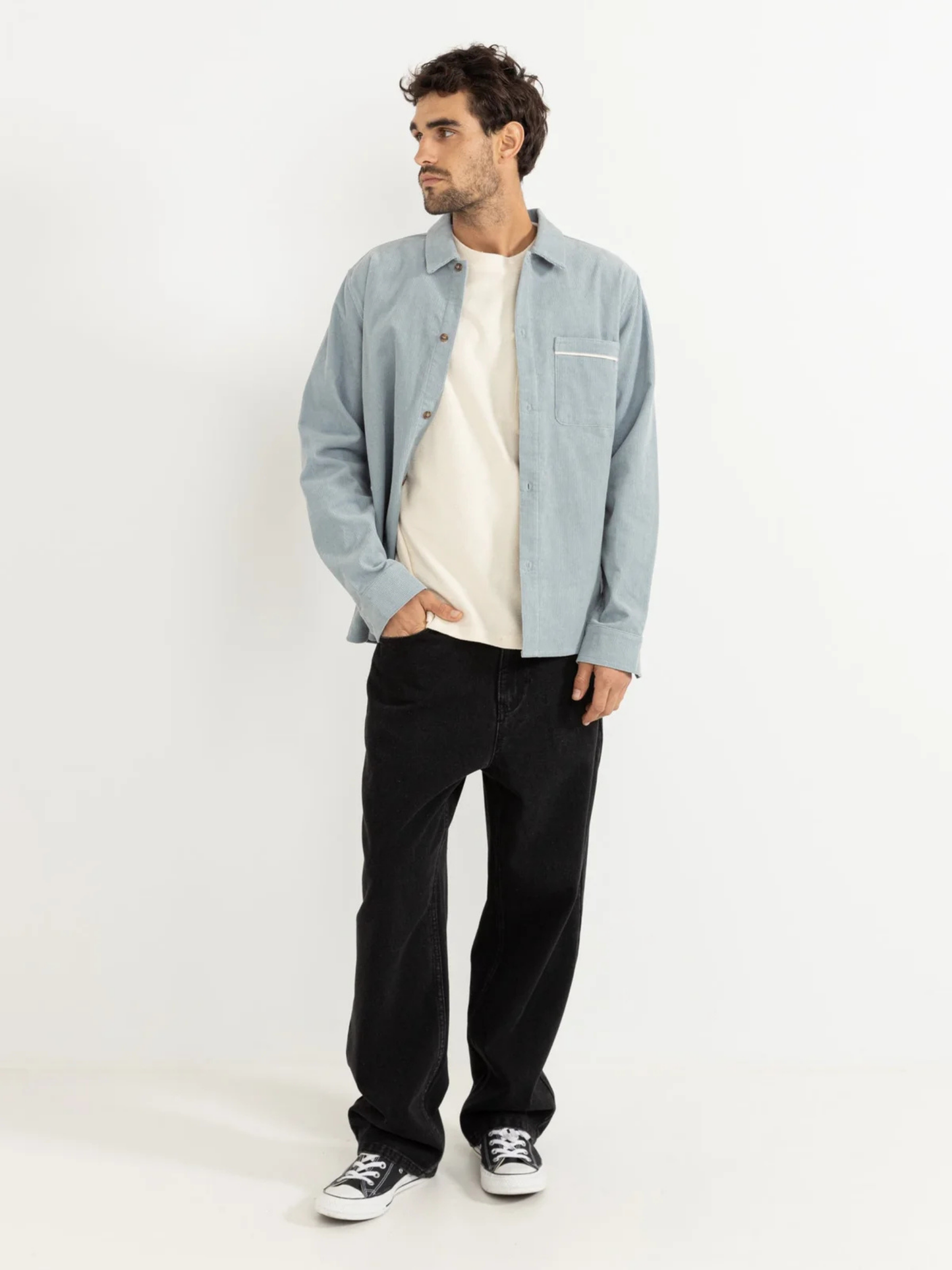 RHYTHM - Corduroy Long Sleeve Shirt -