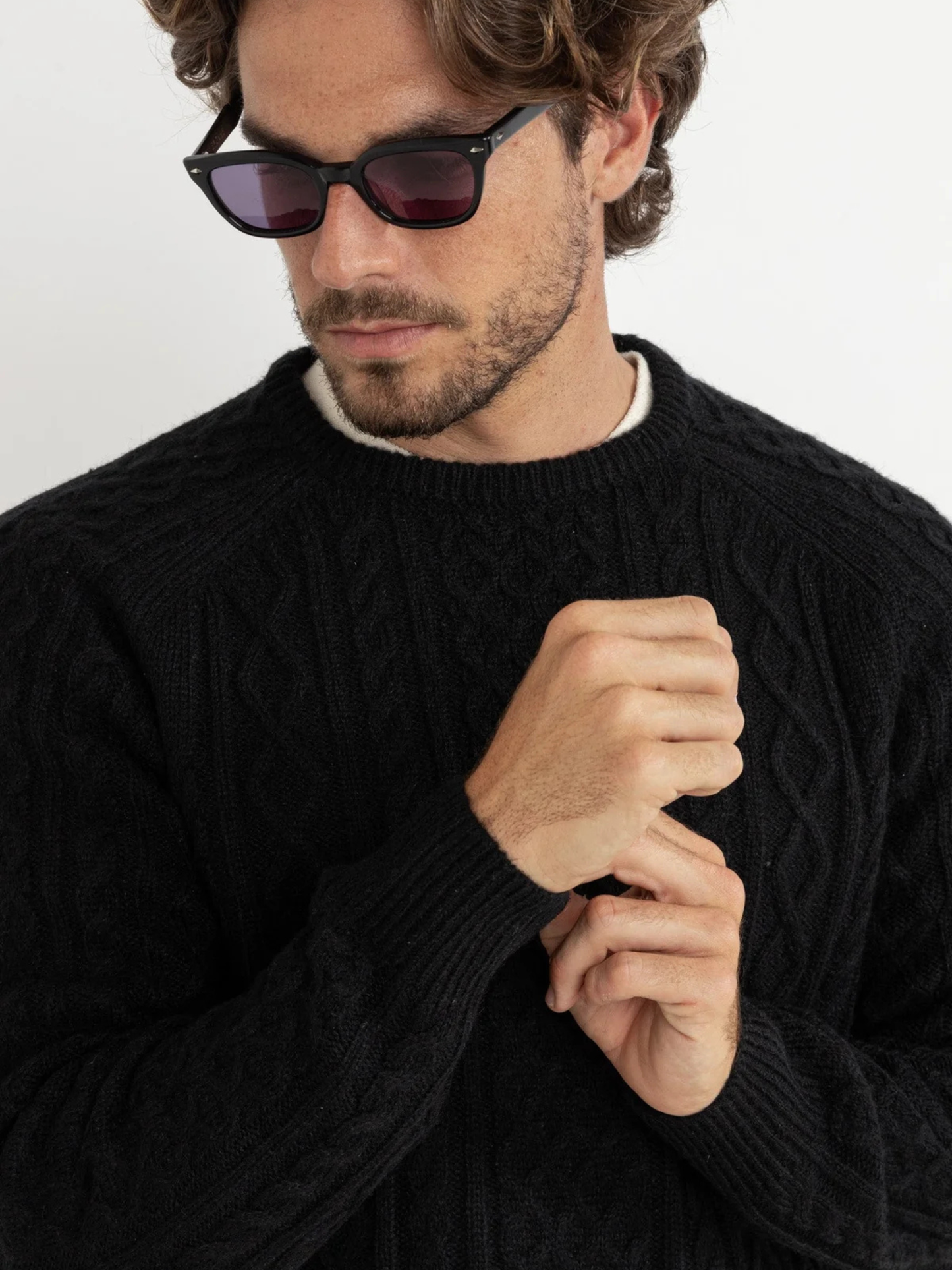 Mohair Fisherman's Knit