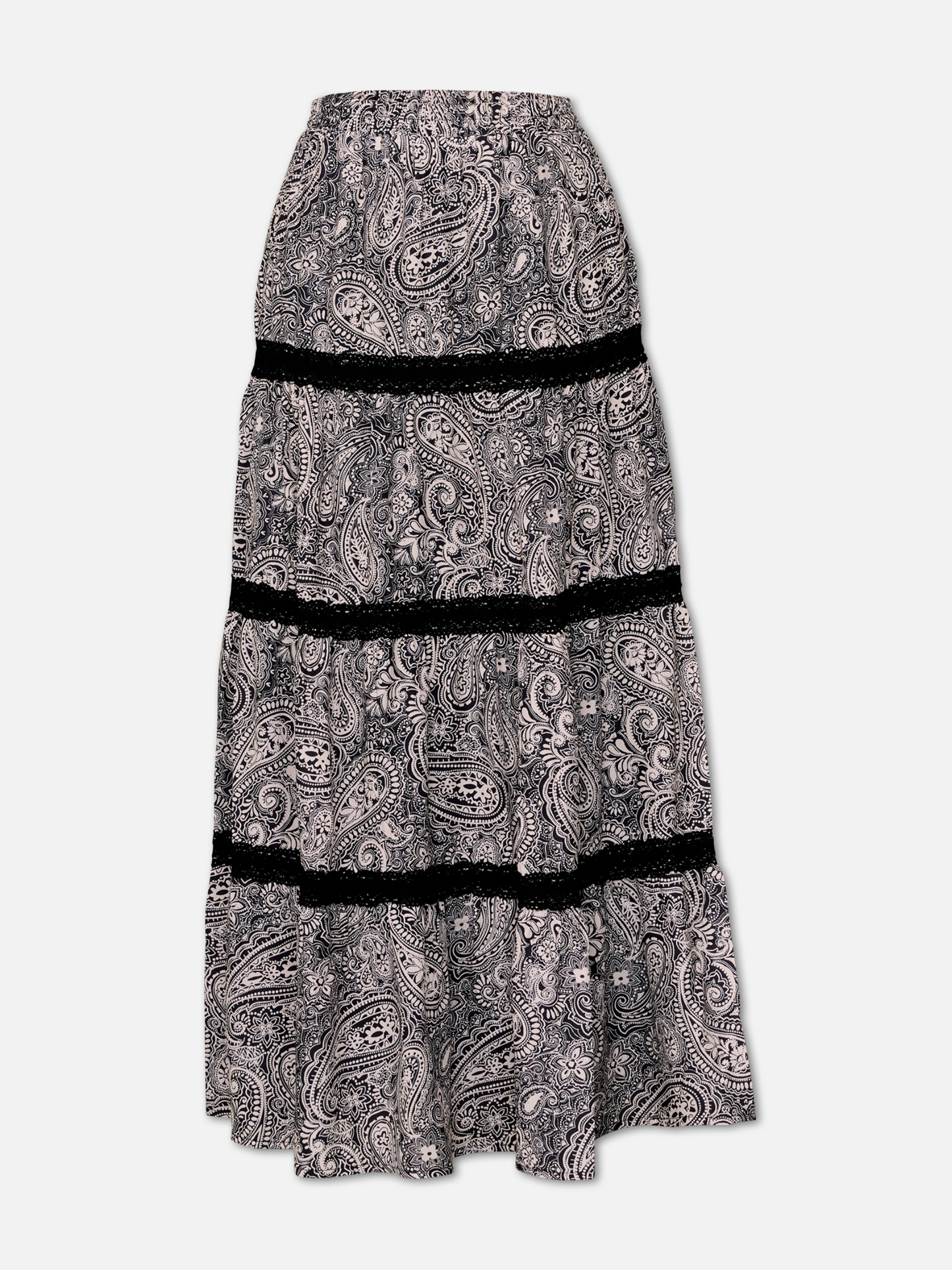 Cool Girl Tiered Maxi Skirt
