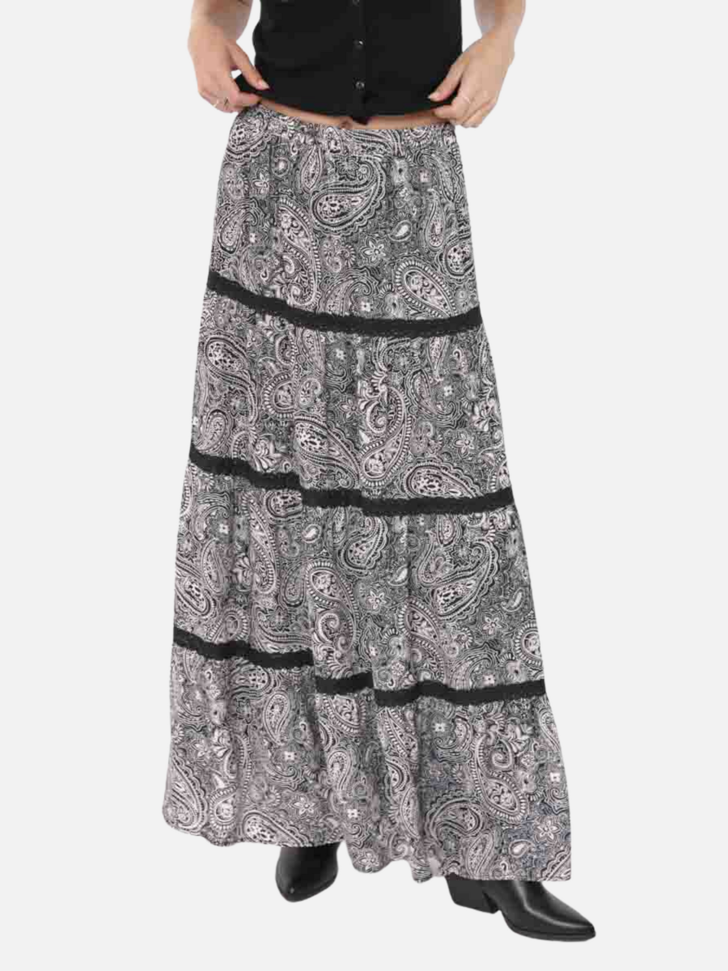 Cool Girl Tiered Maxi Skirt