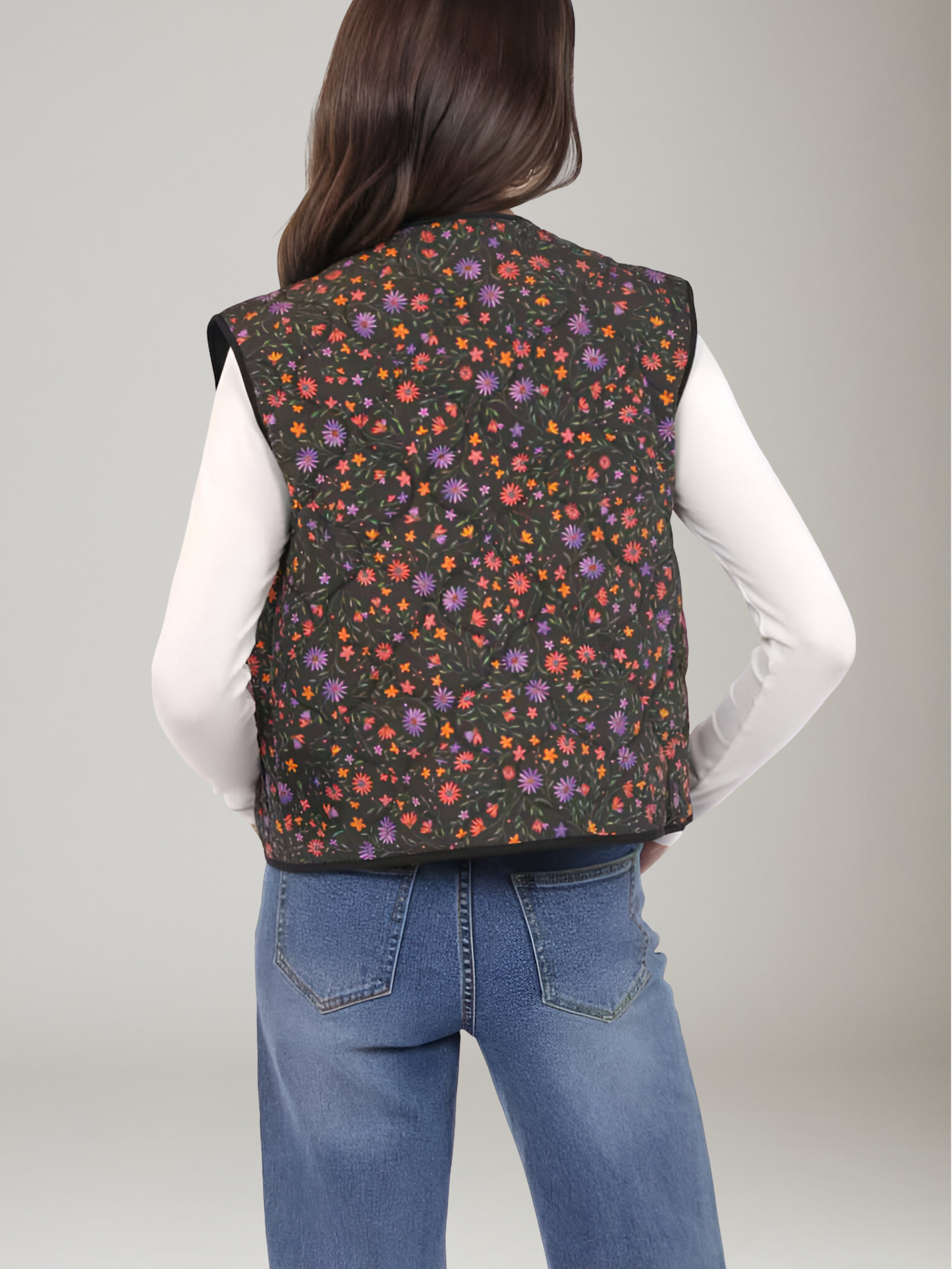 SADIE & SAGE - Garden Party Quilted Vest -