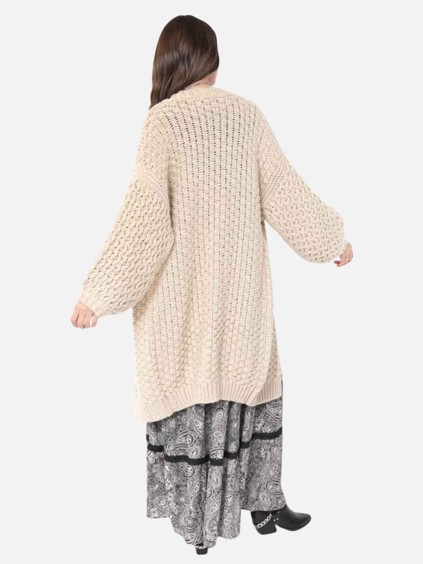 Iggy Chunky Long Cardigan