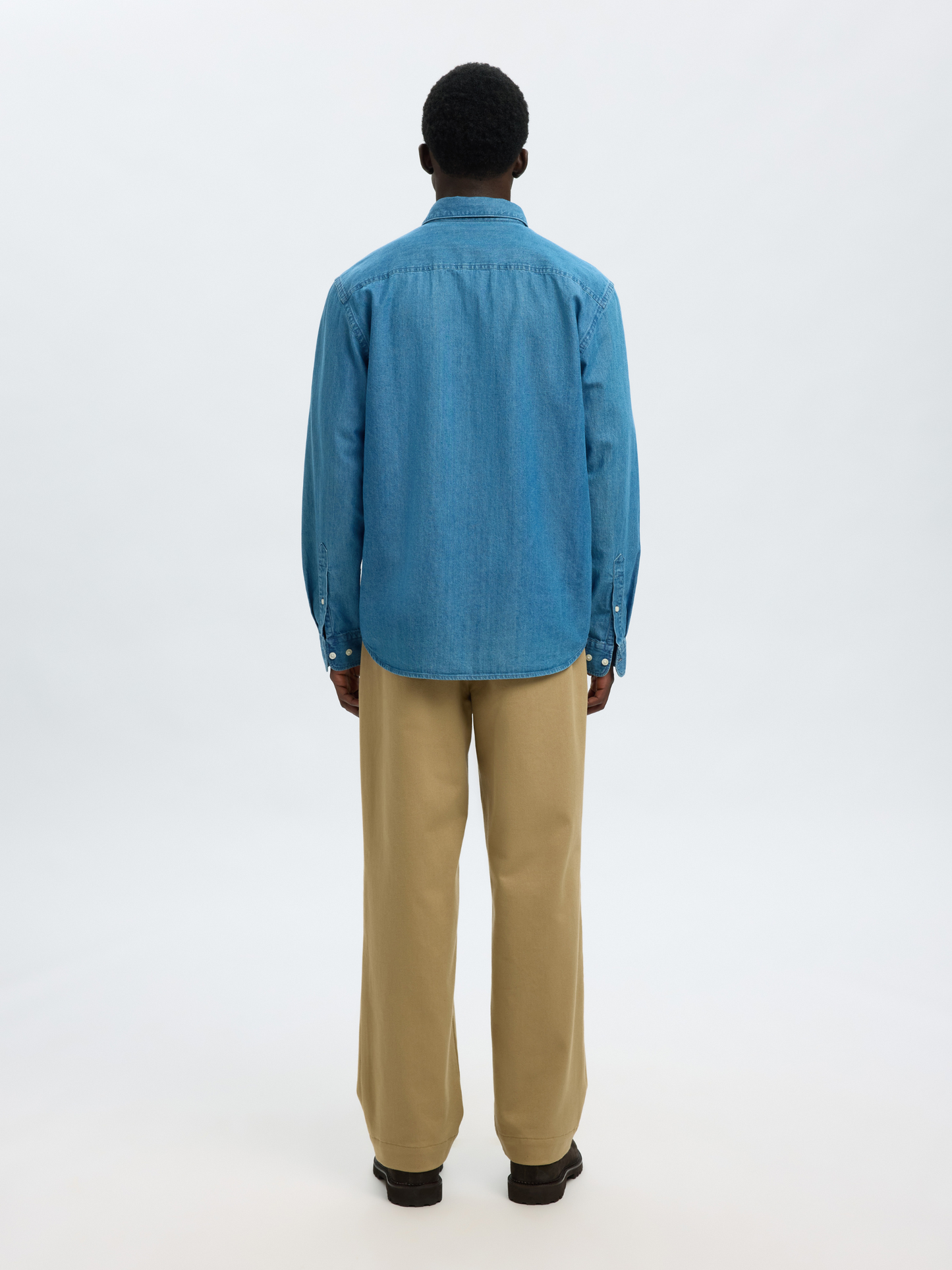 SELECTED - Carlo Denim Long Sleeve Shirt -