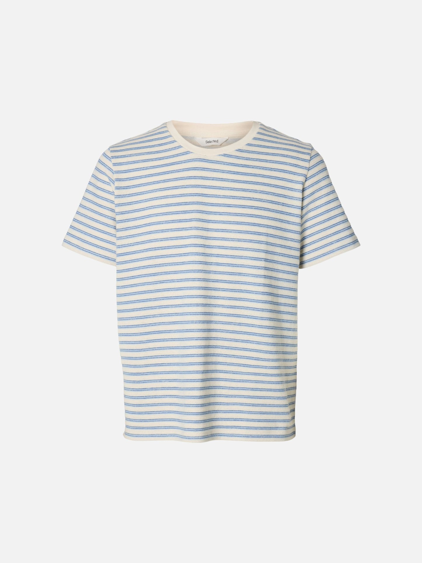 SELECTED - Kevin Stripe Crewneck T-Shirt -