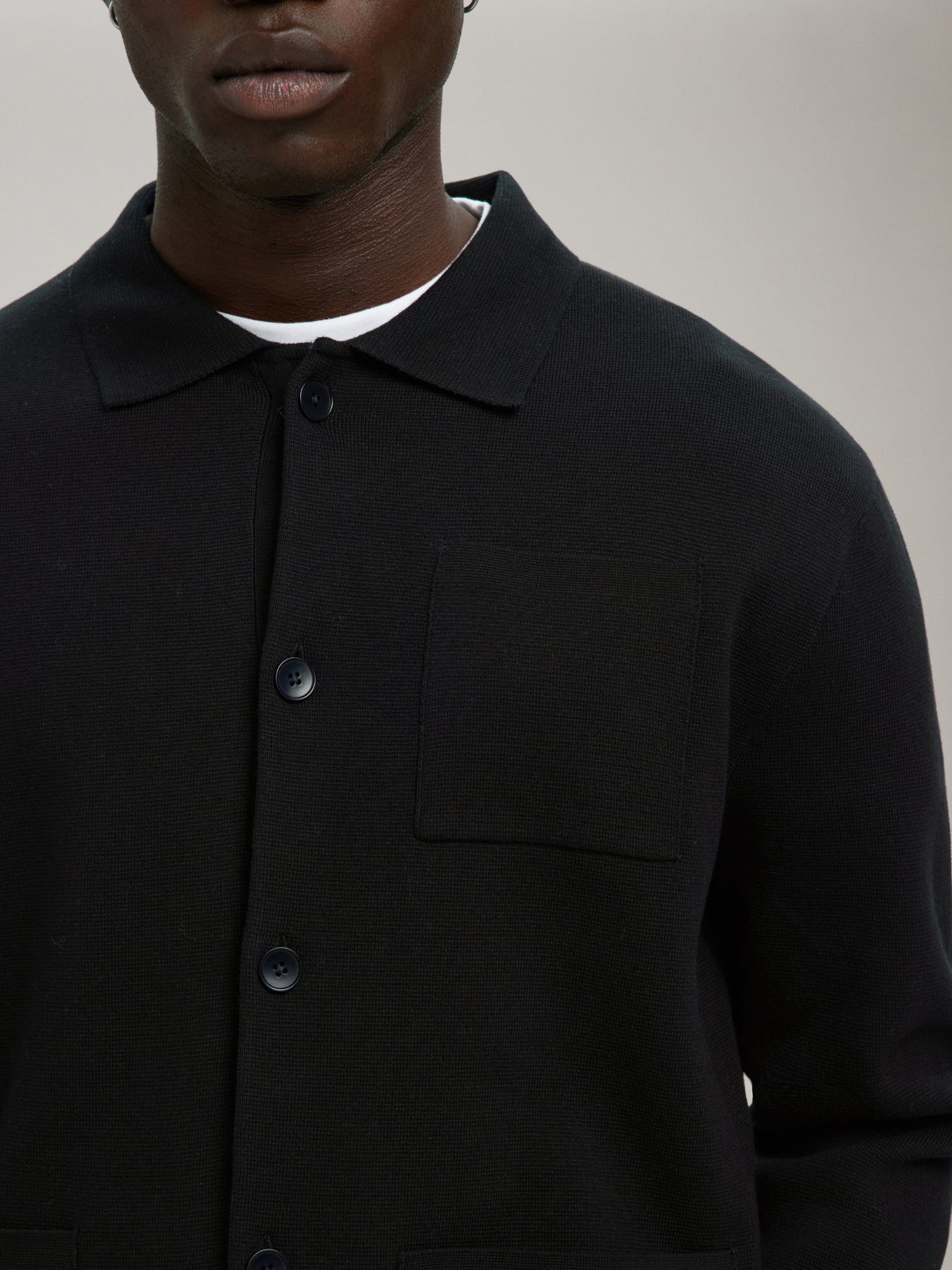 SELECTED - Mike Polo Cardigan -