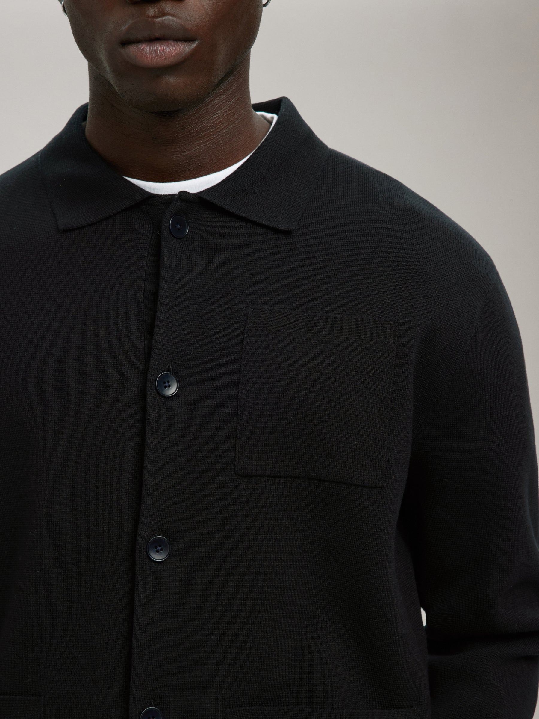 SELECTED - Mike Polo Cardigan -