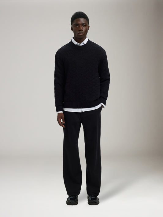SELECTED - Philip Longsleeve Knit Sweater -