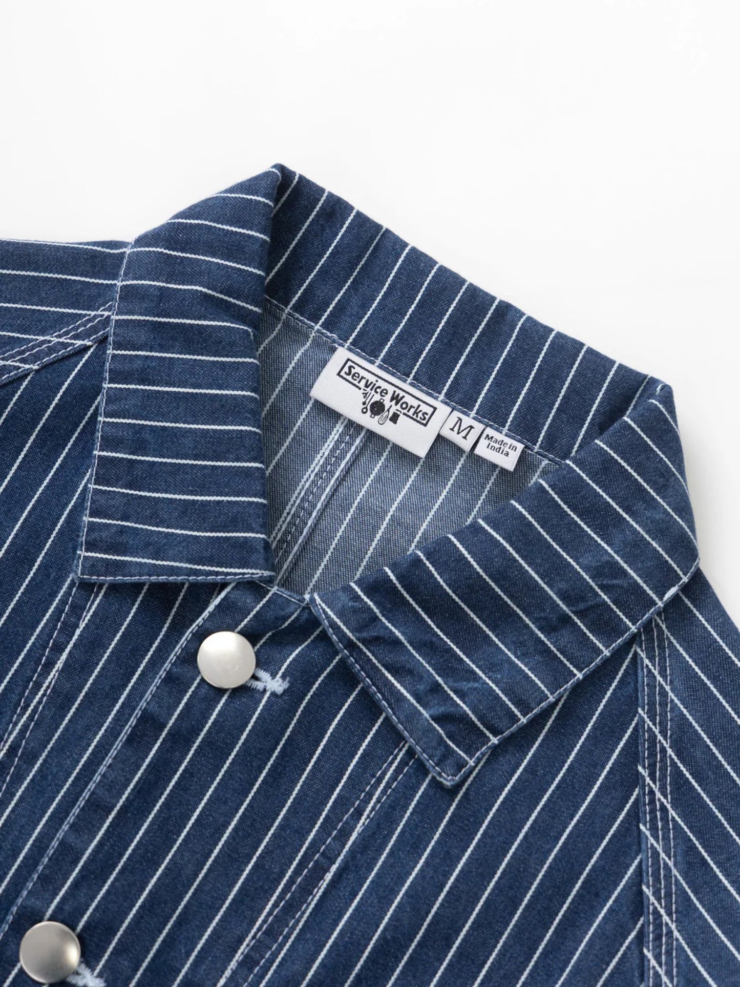 SERVICE WORKS - Pinstripe Denim Coverall 2.0 -