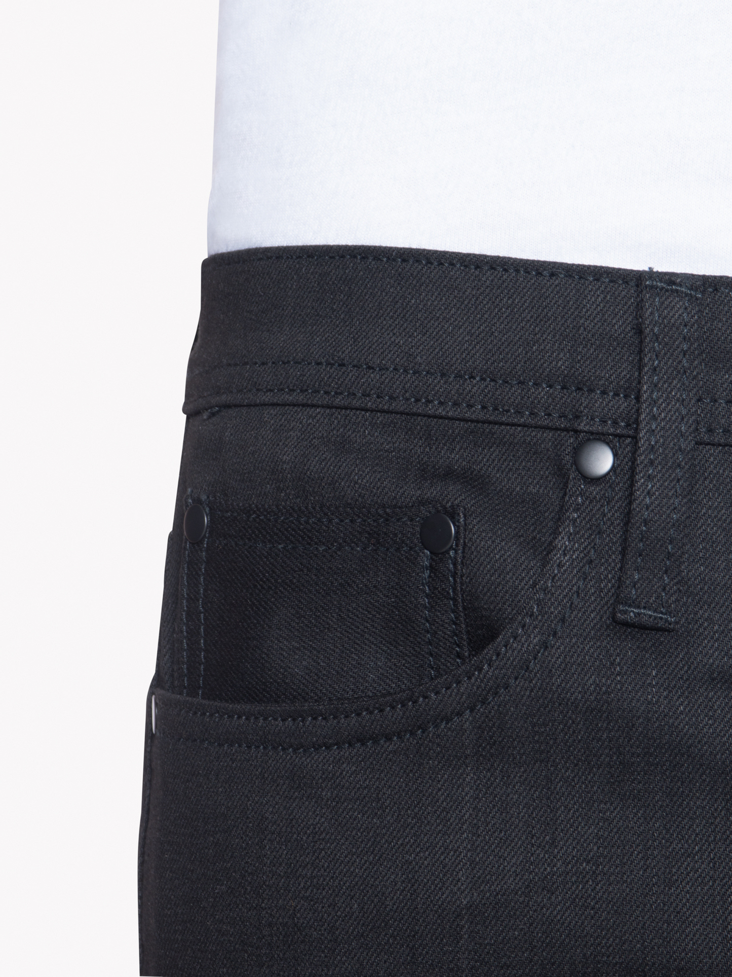 UNBRANDED - UB244 Tapered Stretch Selvedge - Black -