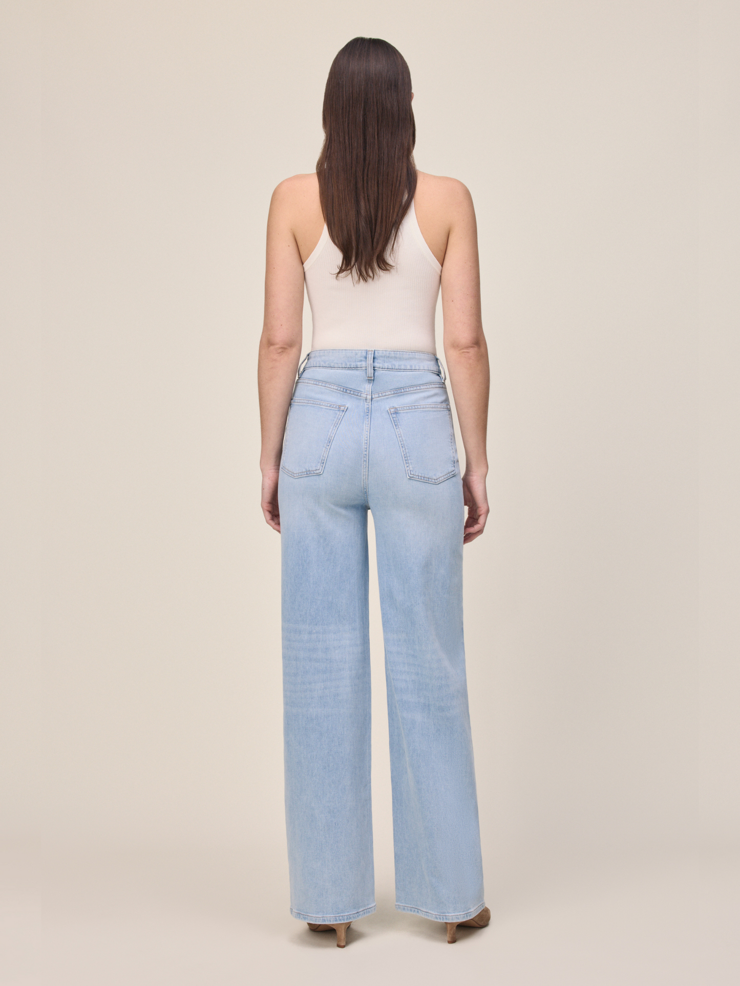 WARP & WEFT-NCE Wide Leg Jeans - Brightside-Brightside