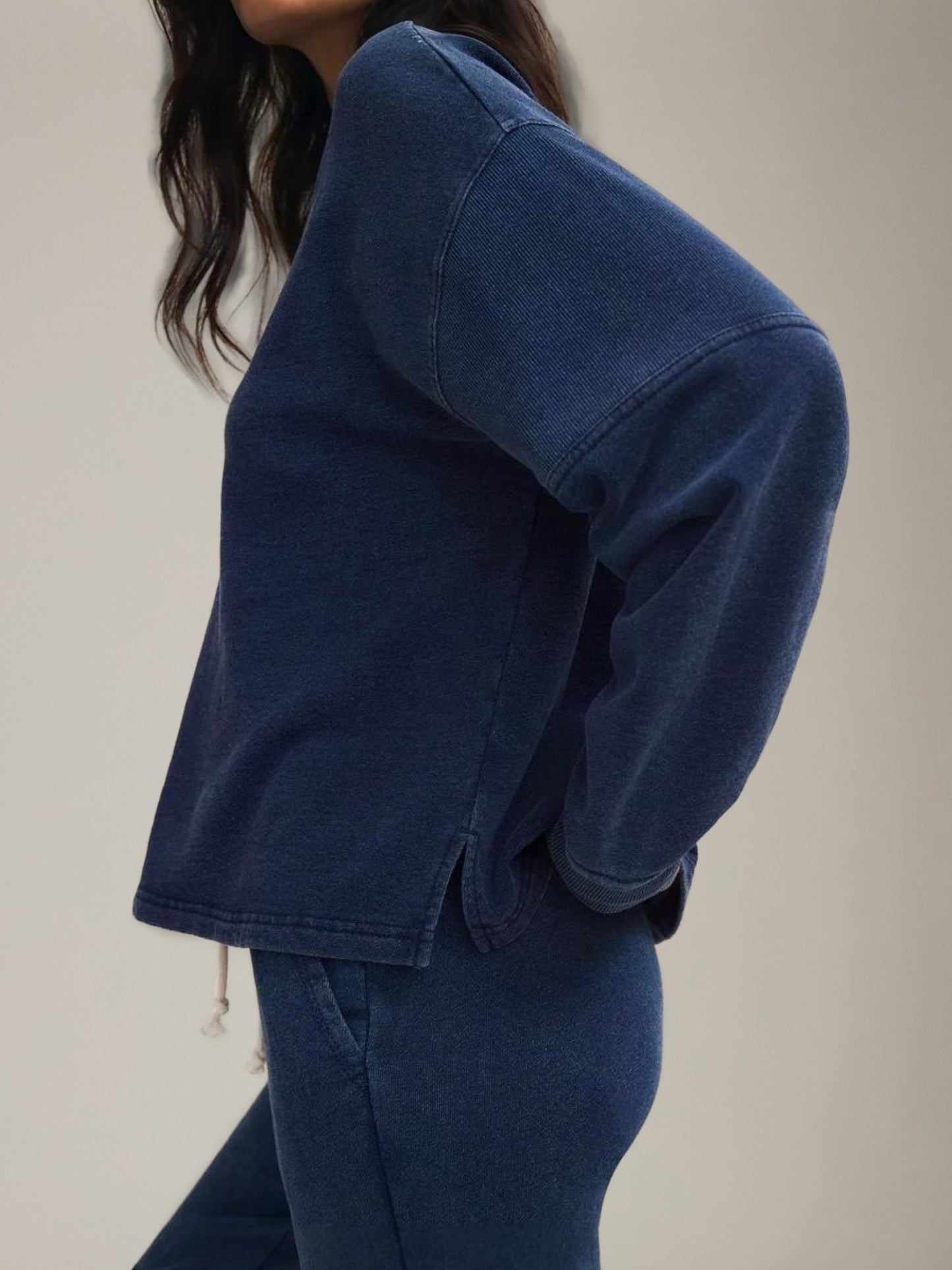 Z SUPPLY - Delphine V-Neck Sweatshirt -