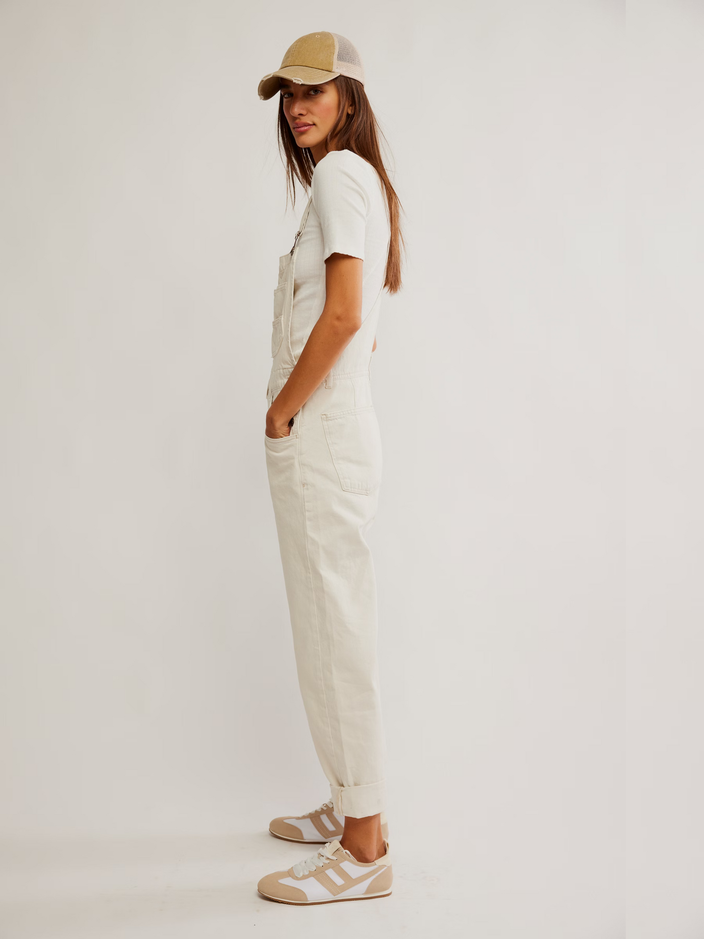 Ziggy Denim Overall - Parchment